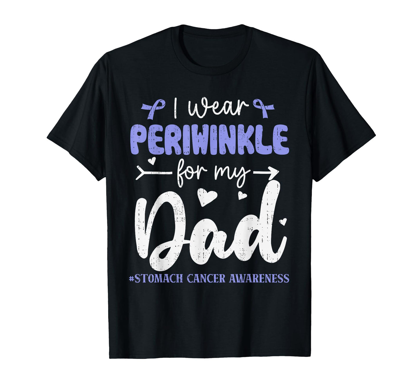 I Wear Periwinkle Dad Stomach Cancer T-Shirt - Aesthetic Graphic Unisex - T-Shirt, Sweatshirt, Hoodie