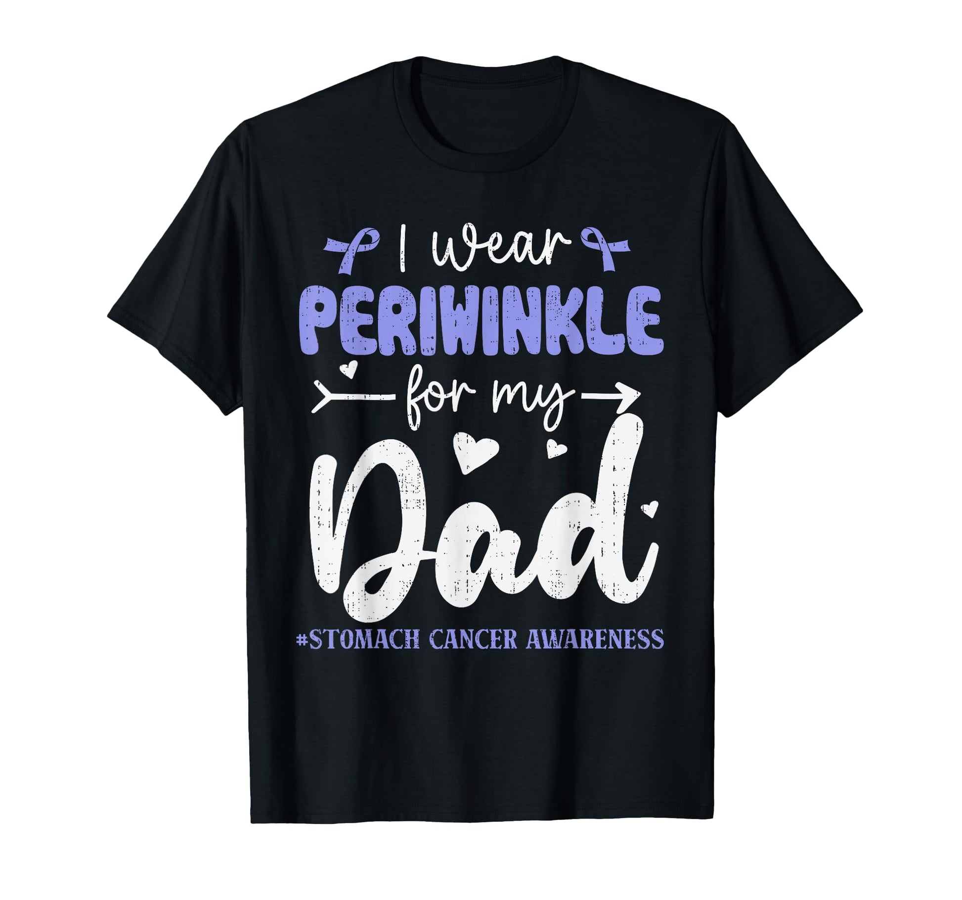 I Wear Periwinkle Dad Stomach Cancer T-Shirt - Aesthetic Graphic Unisex - T-Shirt, Sweatshirt, Hoodie