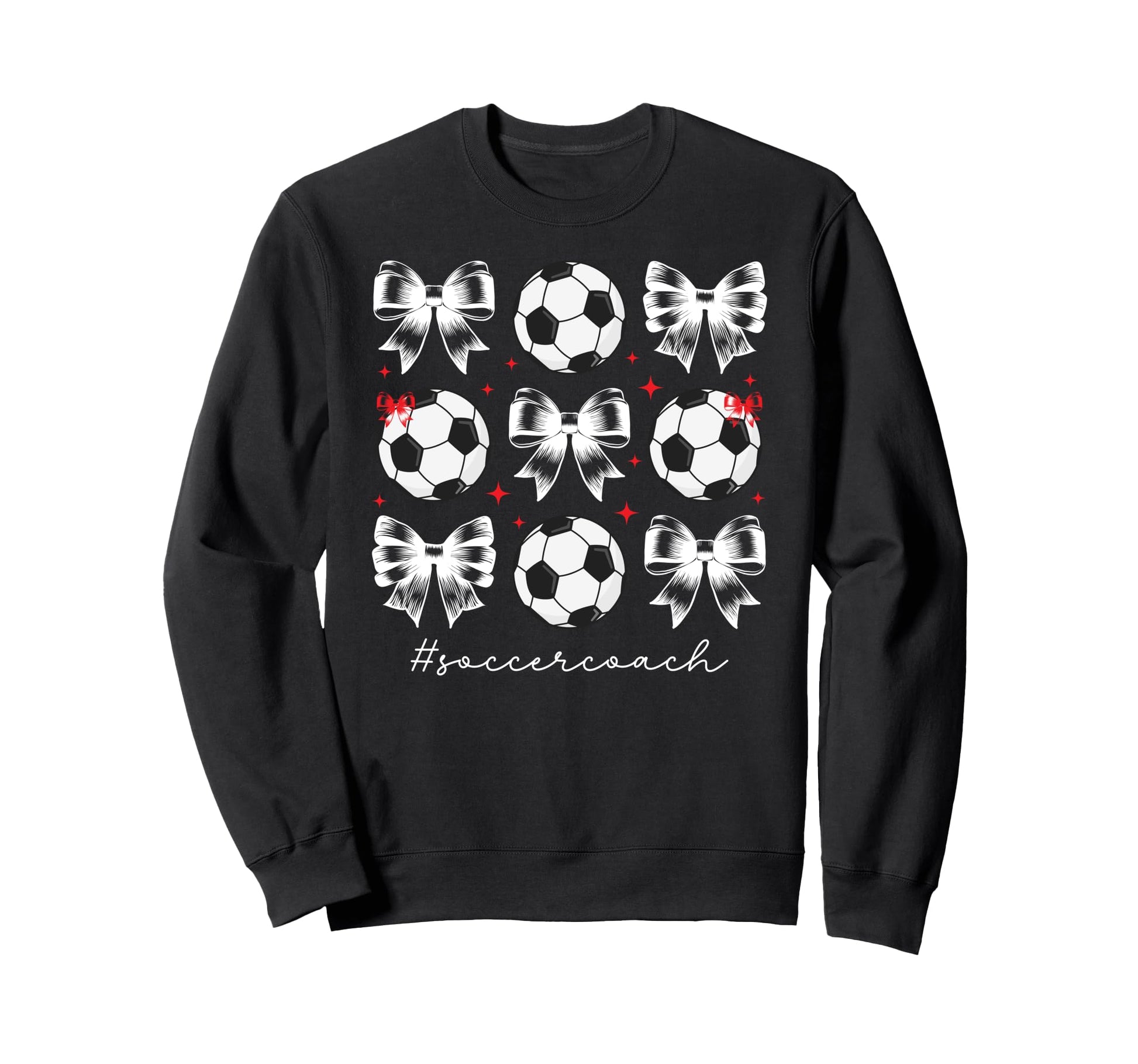 Soccer Coach Coquette Soccer Coaching Sweatshirt - Trendy Graphic Unisex - T-Shirt, Sweatshirt, Hoodie