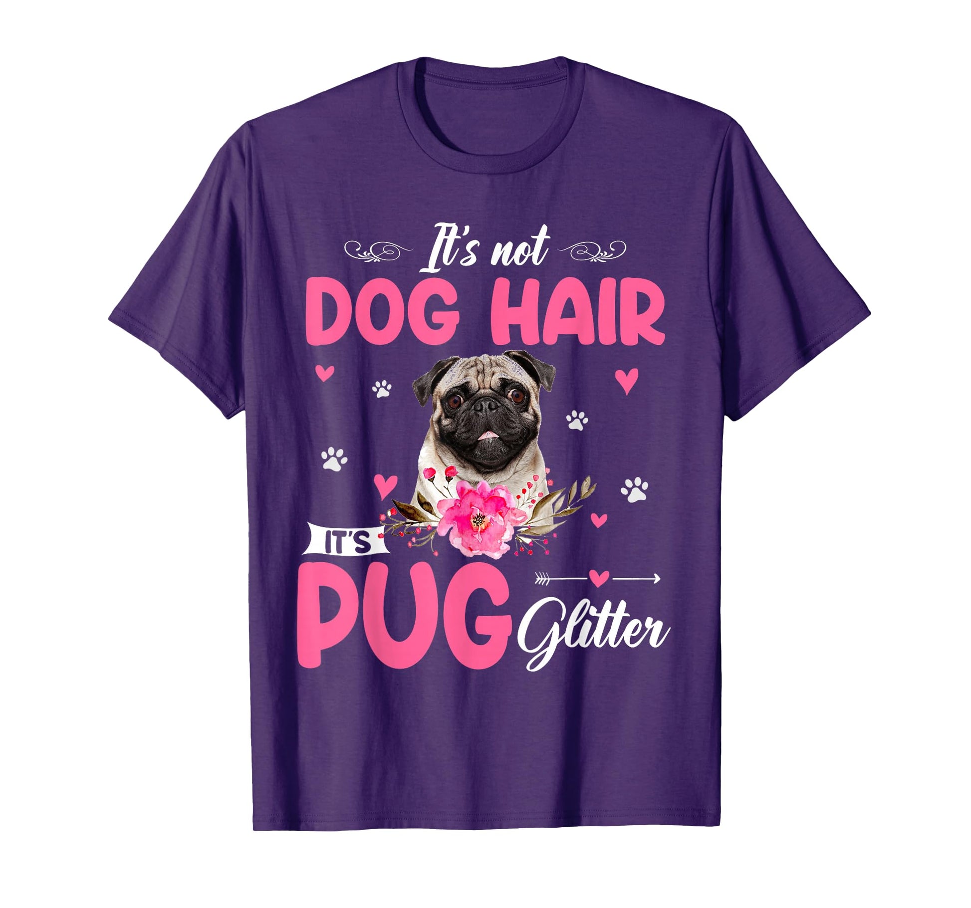 This Is Not Dog Hair It Is Pug T-Shirt - Minimalist Print Men Women - T-Shirt, Sweatshirt, Hoodie