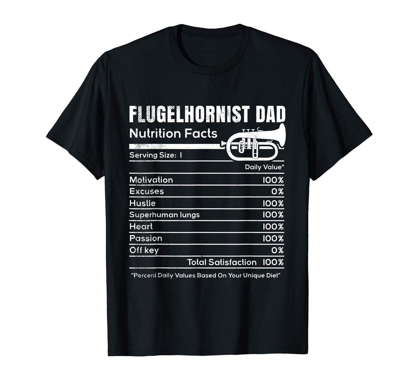 Flugelhorn Musician Funny Dad T-Shirt - Streetwear Style for Adults - T-Shirt, Sweatshirt, Hoodie