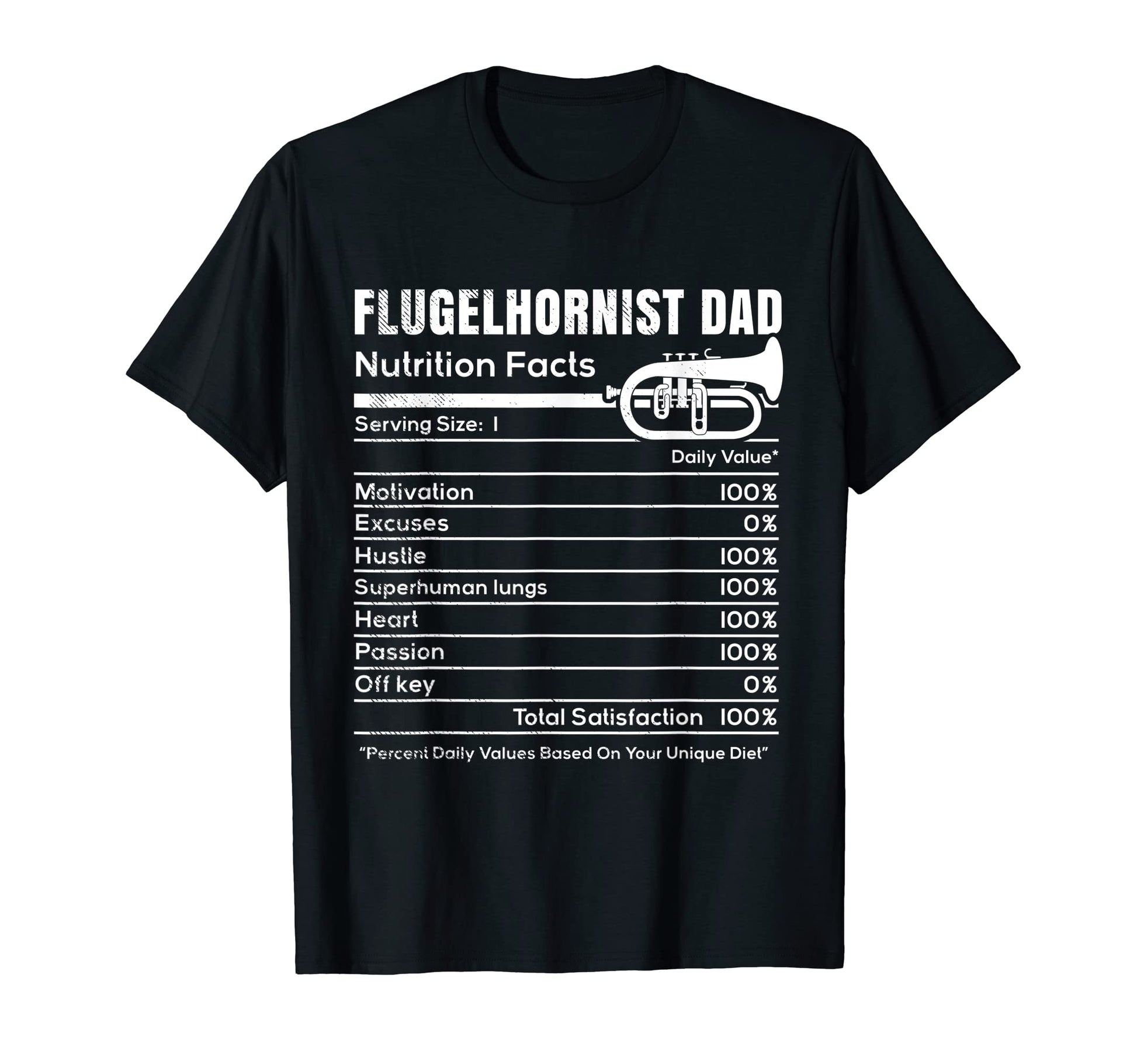 Flugelhorn Musician Funny Dad T-Shirt - Streetwear Style for Adults - T-Shirt, Sweatshirt, Hoodie