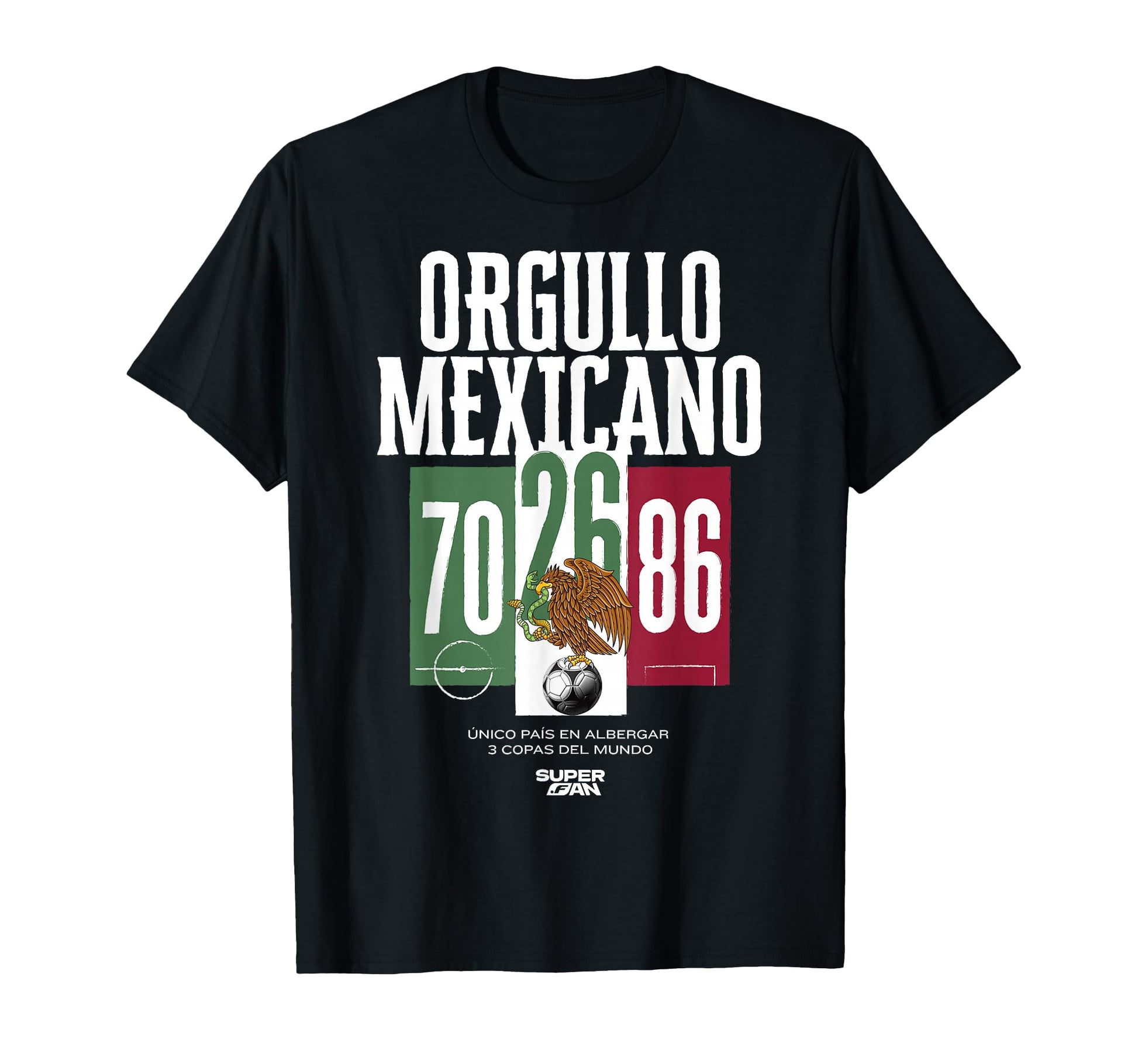 2026 Mexico Soccer Fan World Cup T-Shirt - Graphic Print Unisex - T-Shirt, Sweatshirt, Hoodie