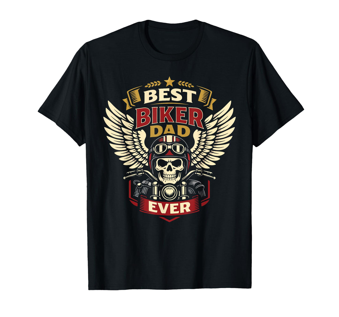 Motorcycle Biker Dad Best Biker Dad T-Shirt - Trendy Graphic Unisex - T-Shirt, Sweatshirt, Hoodie