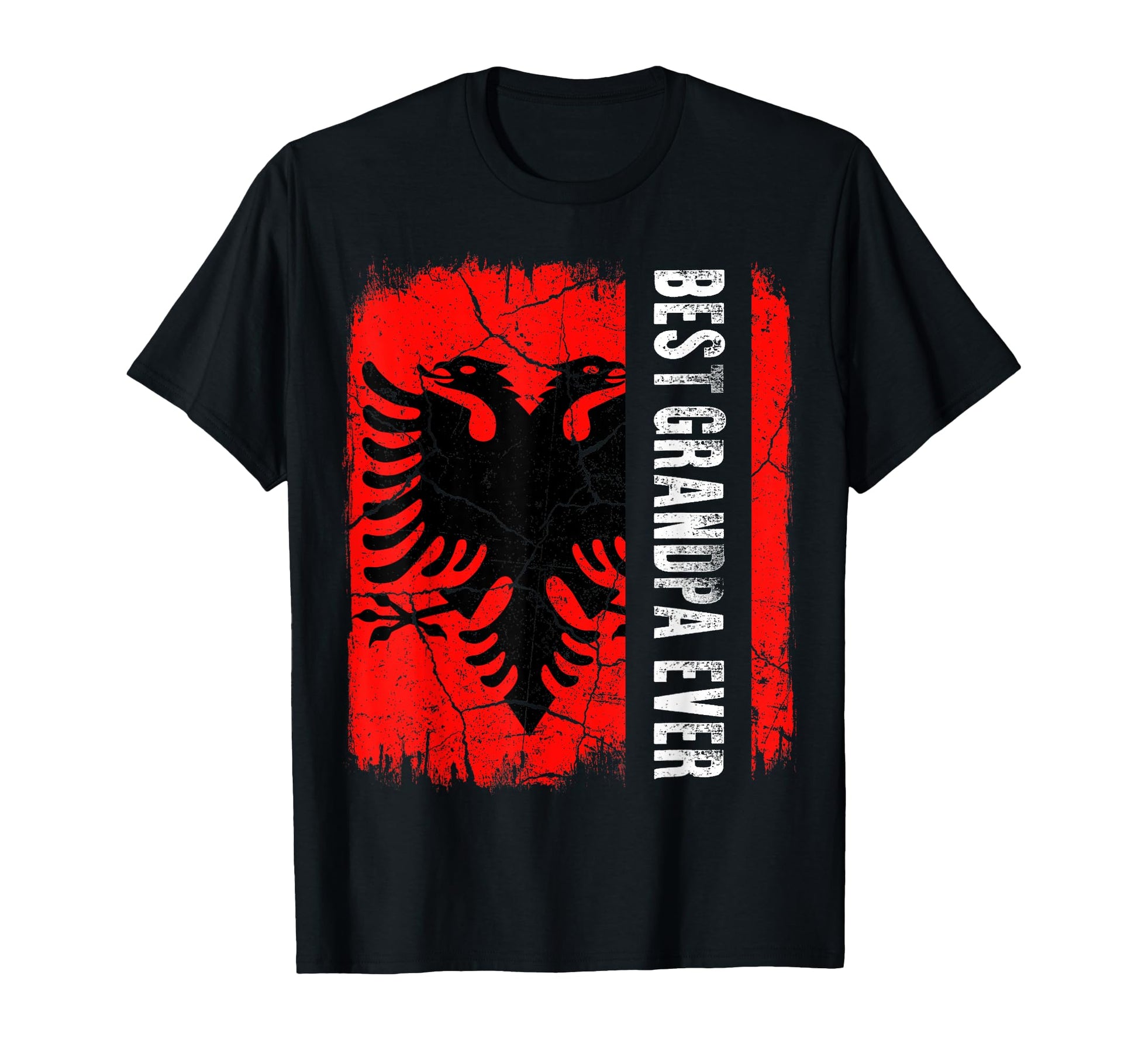 Best Albanian Grandpa Ever Albania T-Shirt - Fun Novelty Design Unisex - T-Shirt, Sweatshirt, Hoodie