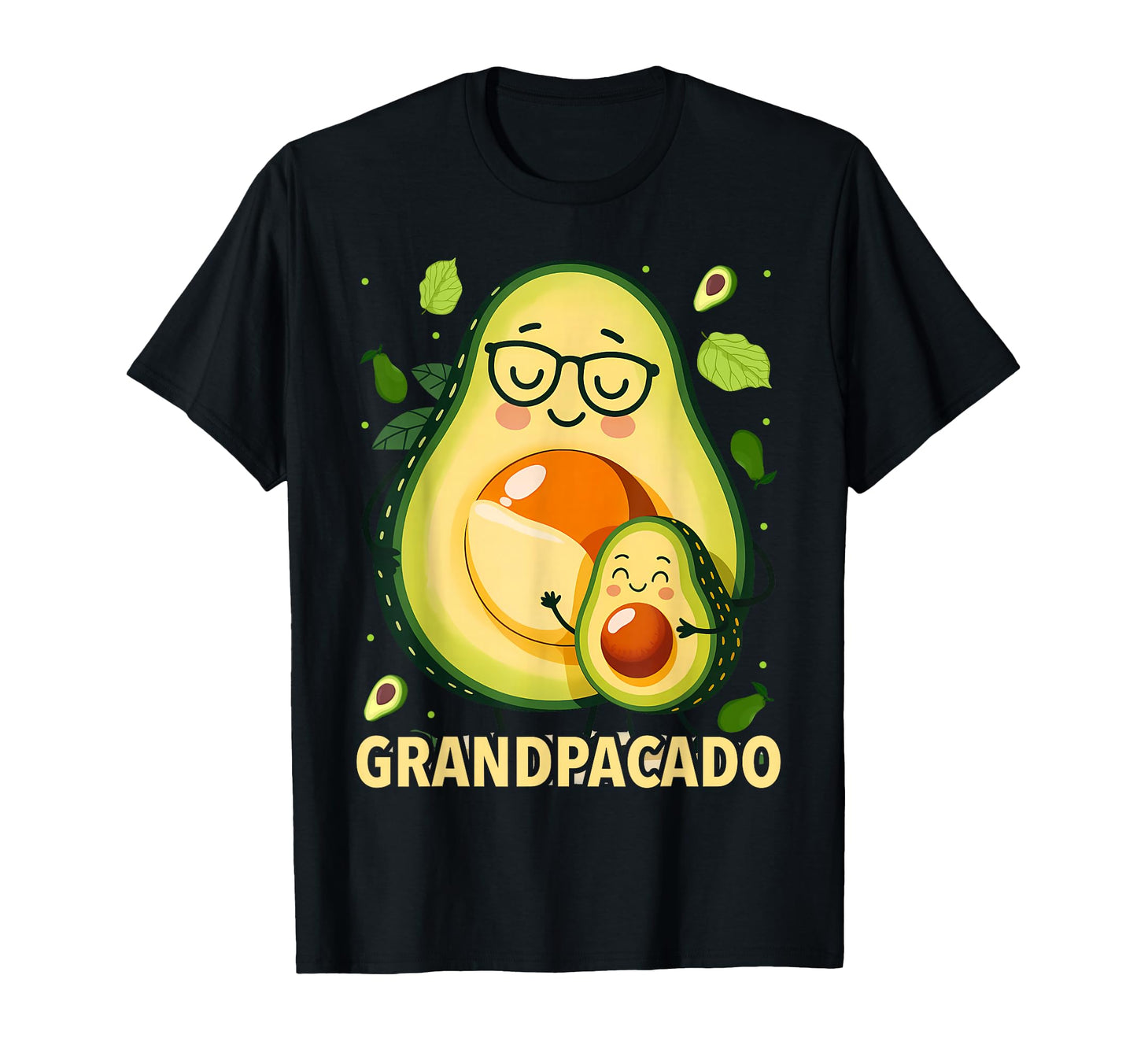 Grandpacado Avocado Grandpa Pun T-Shirt - Custom Art Print Unisex - T-Shirt, Sweatshirt, Hoodie