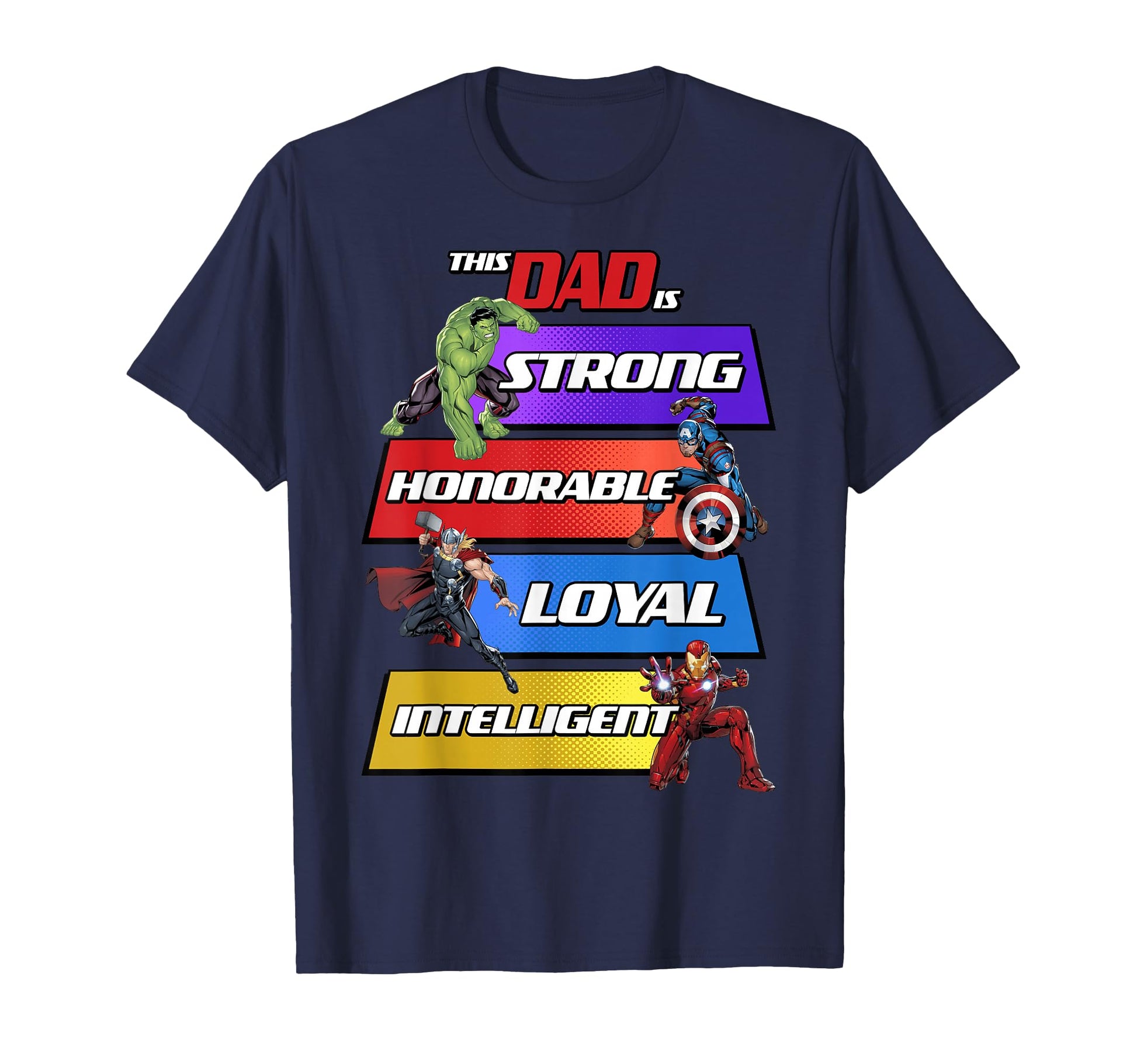 Marvel Hulk Cap Thor Iron This T-Shirt - Casual Everyday Wear for Adults - T-Shirt, Sweatshirt, Hoodie