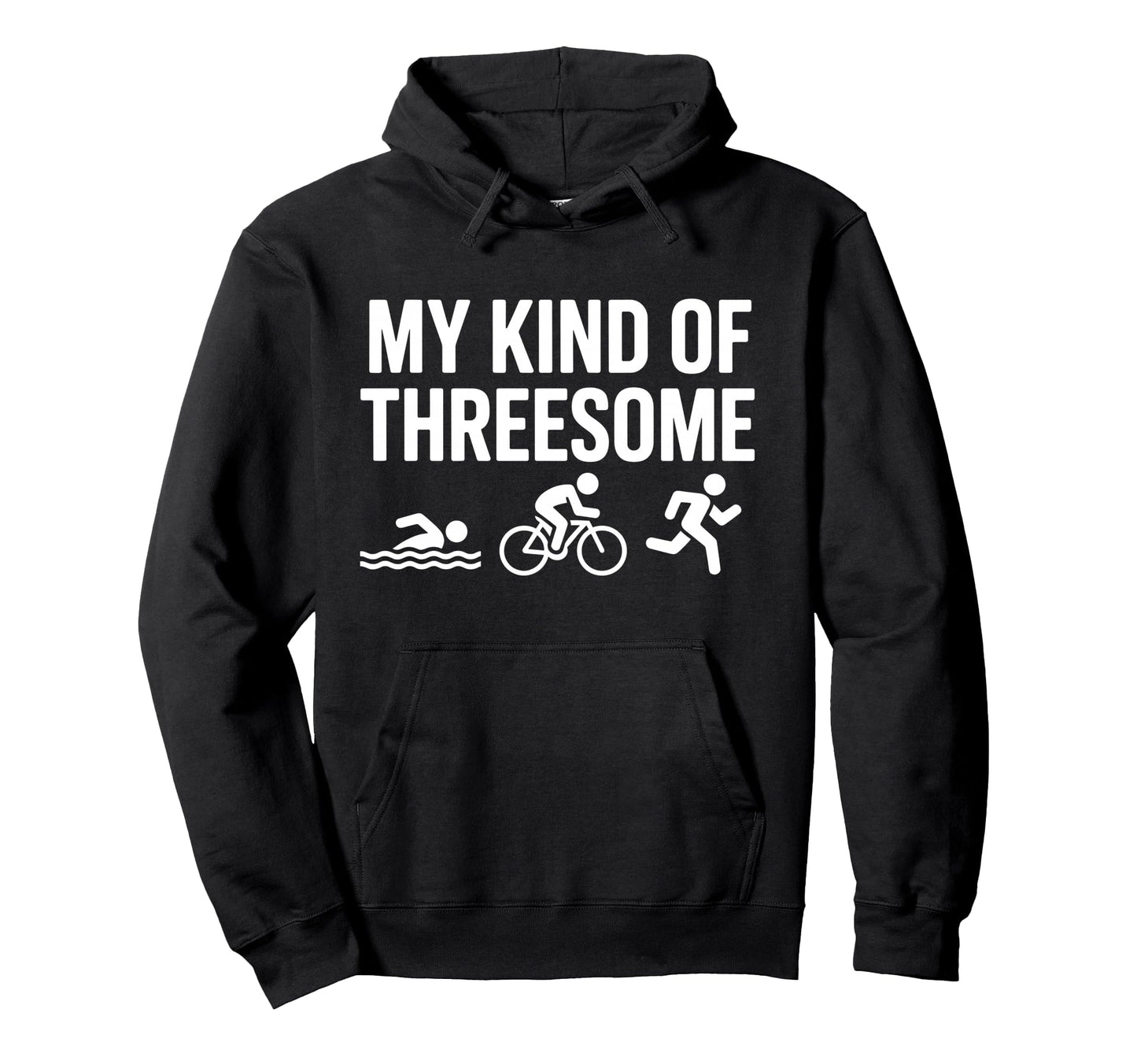 Triathlon Art Swimming Cycling Hoodie - Casual Everyday Wear for Adults - T-Shirt, Sweatshirt, Hoodie