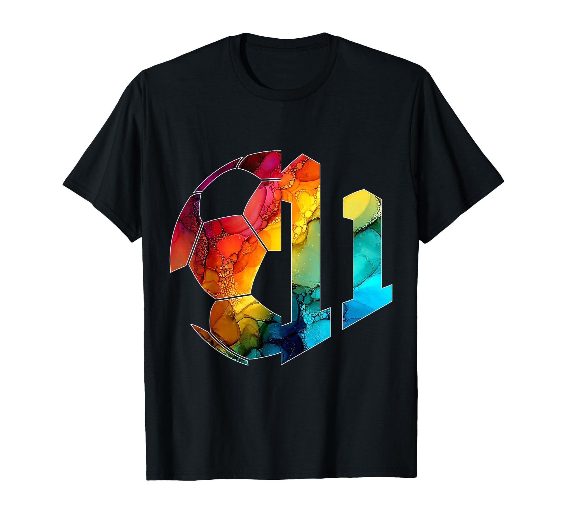 Number 11 Years Soccer 11Th Birthday T-Shirt - Fun Novelty Design Unisex - T-Shirt, Sweatshirt, Hoodie