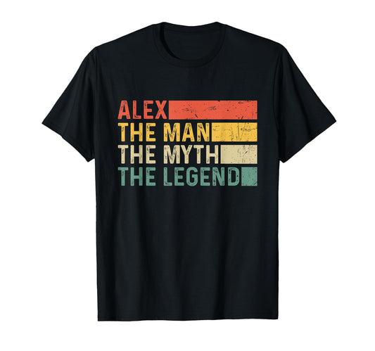 Alex Myth Legend Gift Alex T-Shirt - Trendy Graphic for Adults - T-Shirt, Sweatshirt, Hoodie