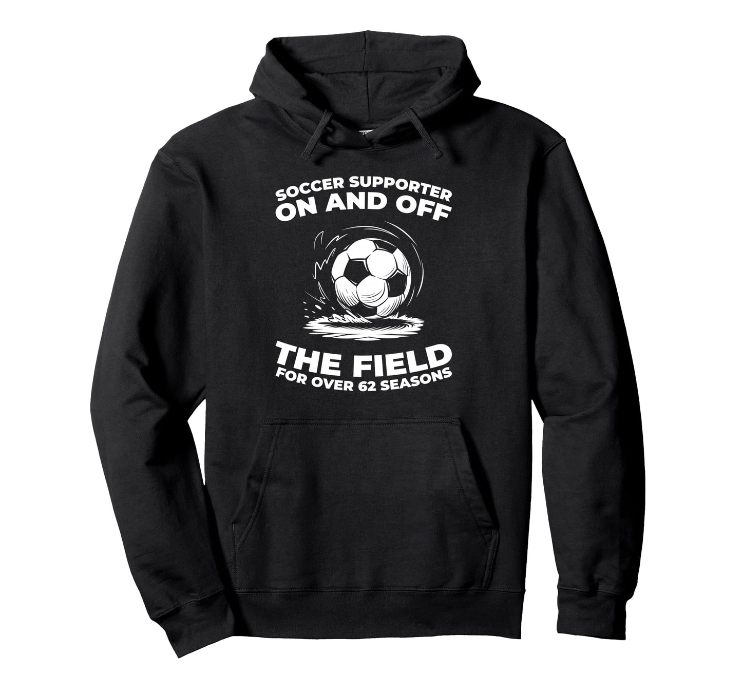 62 Years Old Player Team Sports Hoodie - Fun Novelty Design for Adults - T-Shirt, Sweatshirt, Hoodie