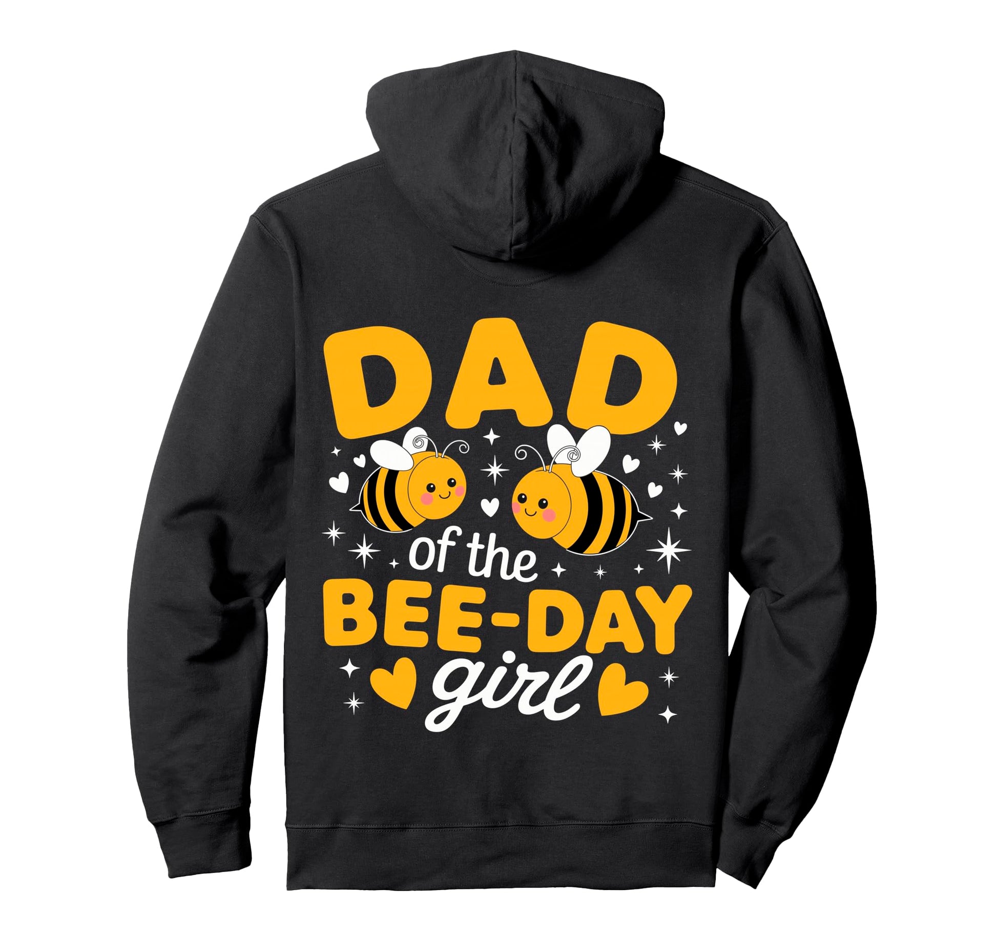 Dad Bee Day Bee Birthday Party Outfit Hoodie - Minimalist Print Men Women - T-Shirt, Sweatshirt, Hoodie