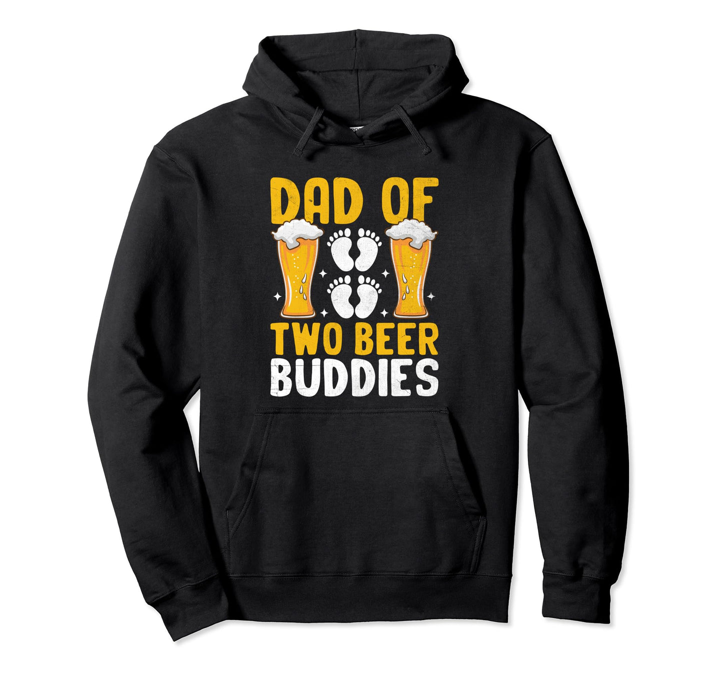 Funny Dad Twins Beer Drinking Twin Hoodie - Casual Everyday Wear Unisex - T-Shirt, Sweatshirt, Hoodie