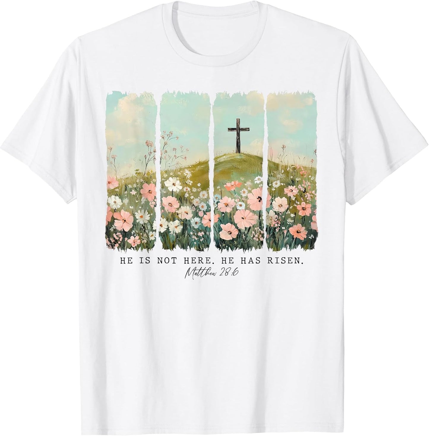 He Is Risen Jesus Christian Easter Day Women Girls Unisex T-shirt, Sweatshirt, Hoodie, Long Sleeve Tee - T-Shirt, Sweatshirt, Hoodie