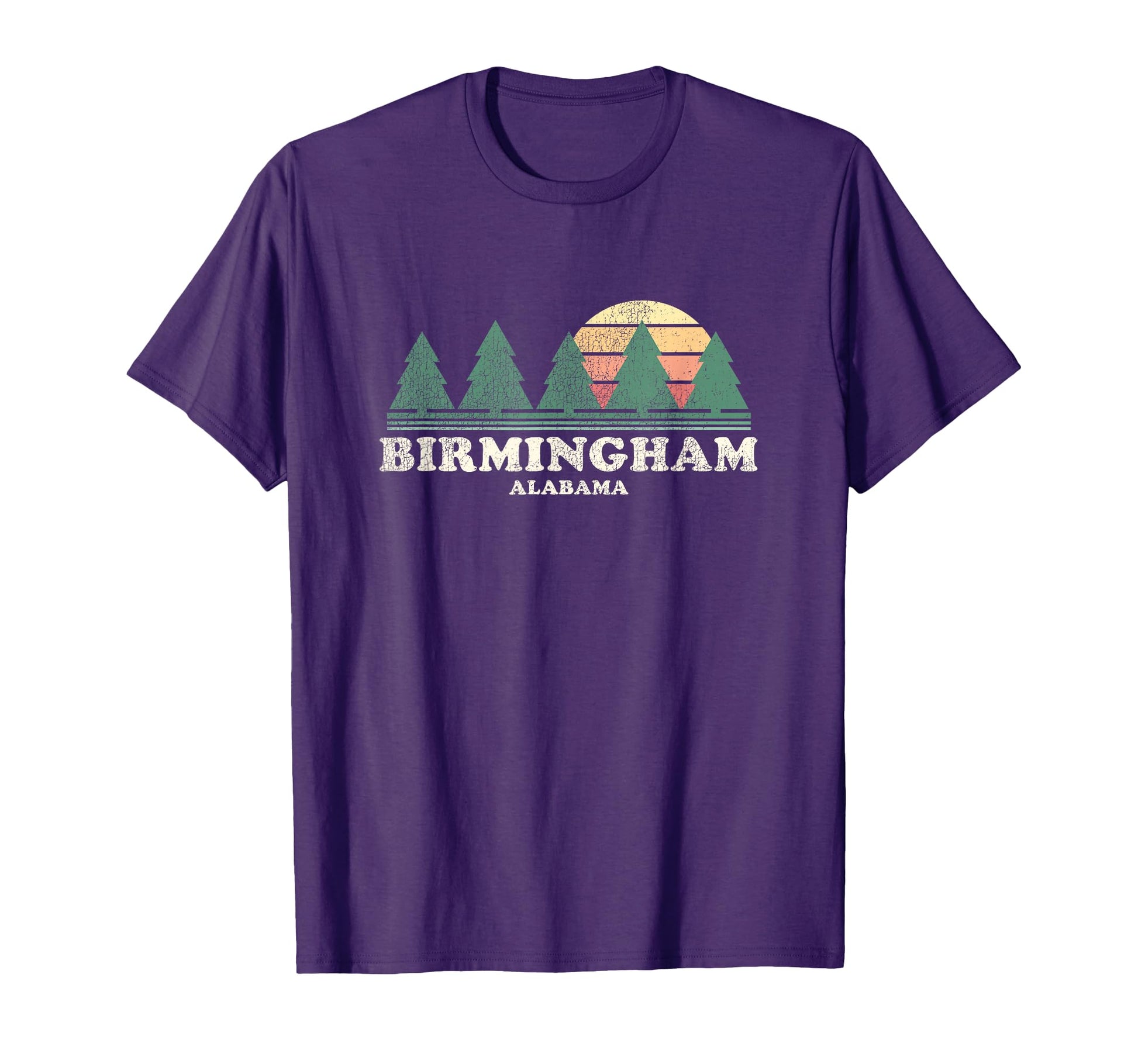 Birmingham Al Throwback 70S T-Shirt - Novelty Apparel Unisex - T-Shirt, Sweatshirt, Hoodie