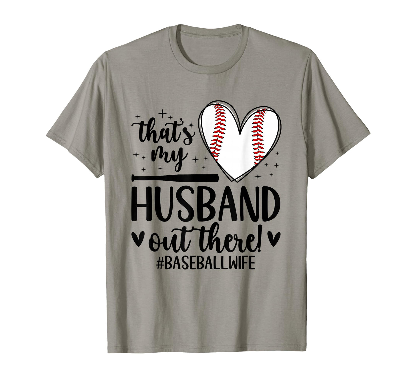 Thats My Husband Baseball Wife Baseball T-Shirt - Aesthetic Graphic Unisex - T-Shirt, Sweatshirt, Hoodie
