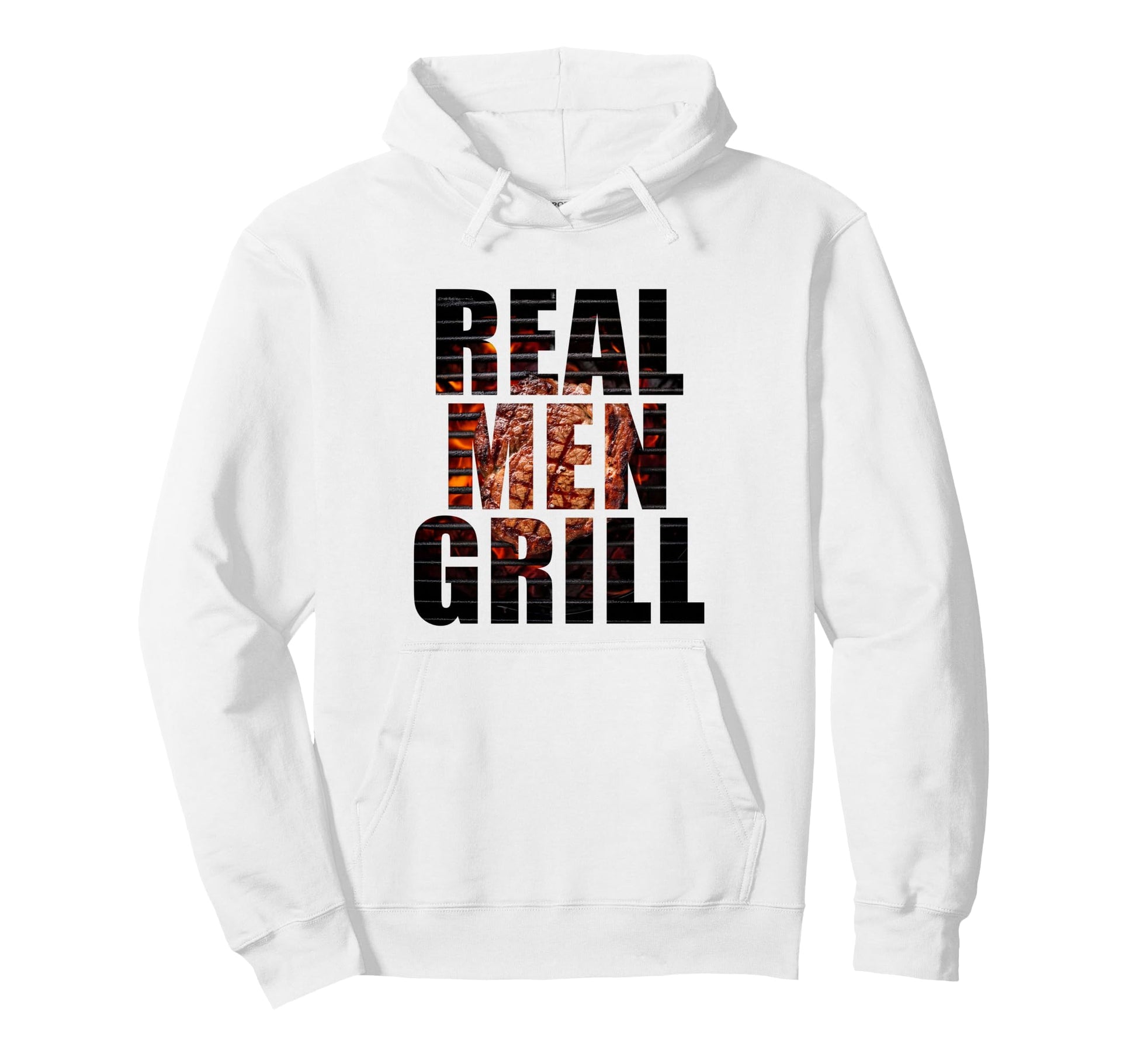 Real Grill Dad Son Matching Bbq Steak Hoodie - Novelty Apparel Unisex - T-Shirt, Sweatshirt, Hoodie