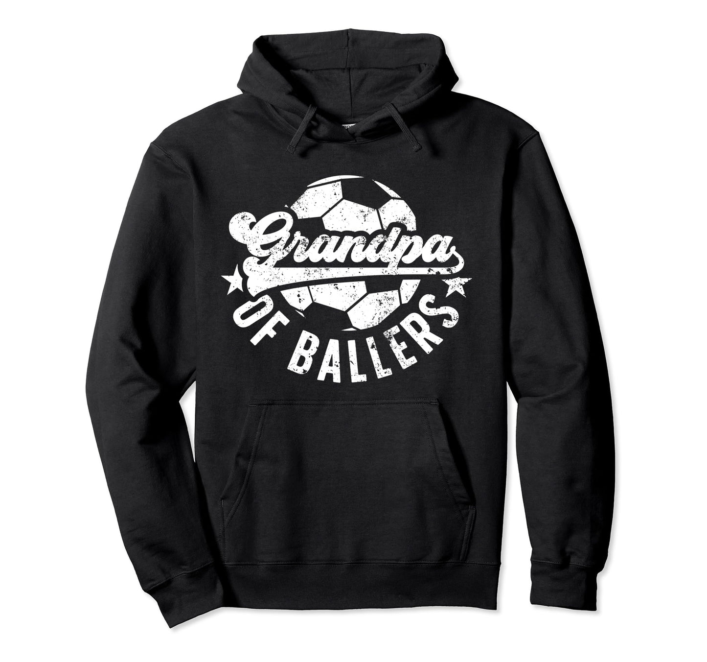 Grandpa Ballers Soccer Grandpa Soccer Hoodie - Graphic Print Men Women - T-Shirt, Sweatshirt, Hoodie