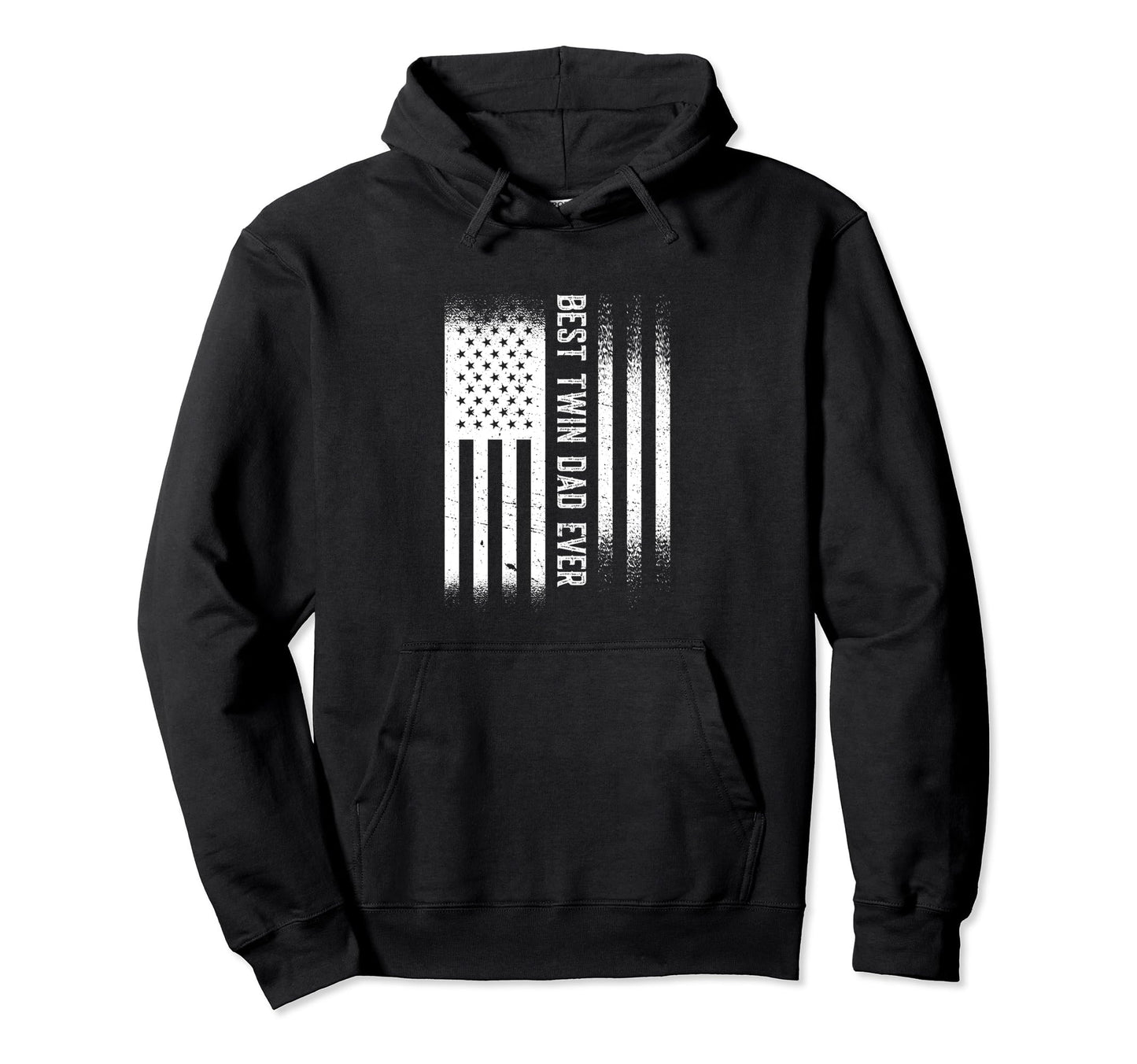 Best Twin Dad Ever Us Flag Best Hoodie - Aesthetic Graphic Men Women - T-Shirt, Sweatshirt, Hoodie