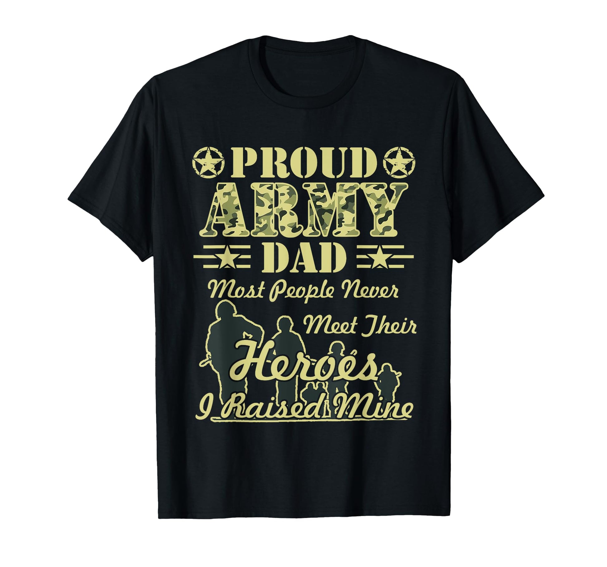 Proud Army Dad T Shirts T-Shirt - Unique Graphic Men Women - T-Shirt, Sweatshirt, Hoodie