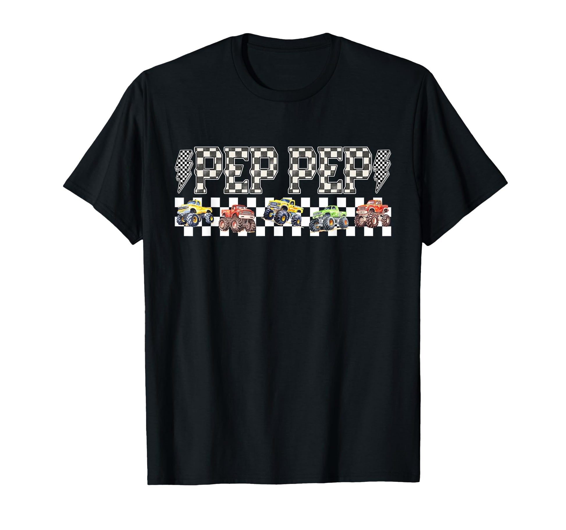Pep Pep Monster Truck Family Crew T-Shirt - Unique Graphic Men Women - T-Shirt, Sweatshirt, Hoodie