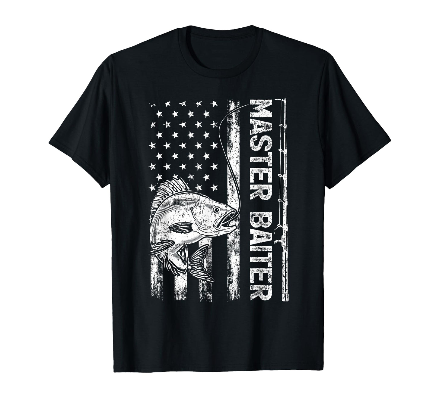 Funny American Flag Master Baiter T-Shirt - Aesthetic Graphic Men Women - T-Shirt, Sweatshirt, Hoodie