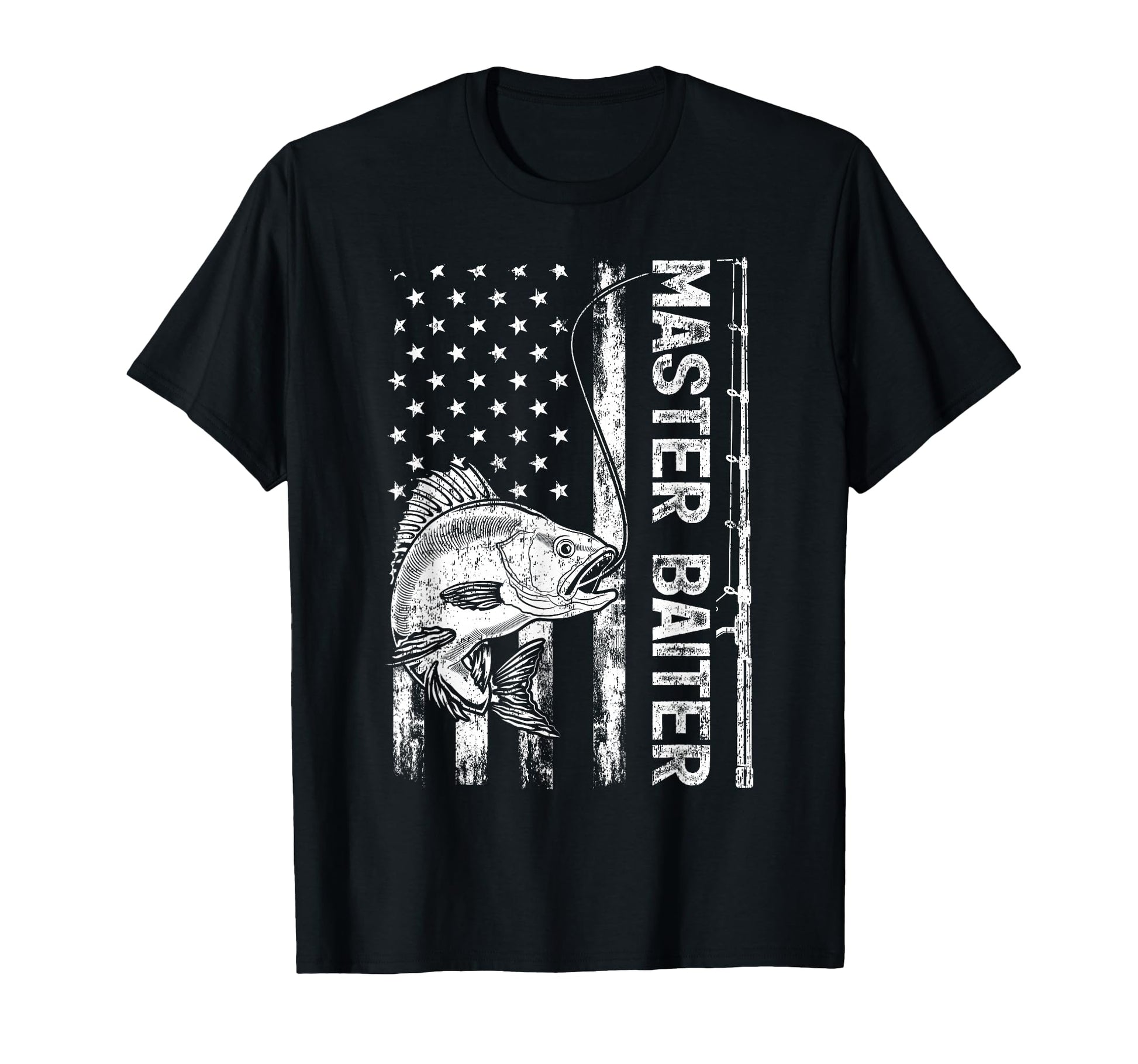 Funny American Flag Master Baiter T-Shirt - Aesthetic Graphic Men Women - T-Shirt, Sweatshirt, Hoodie