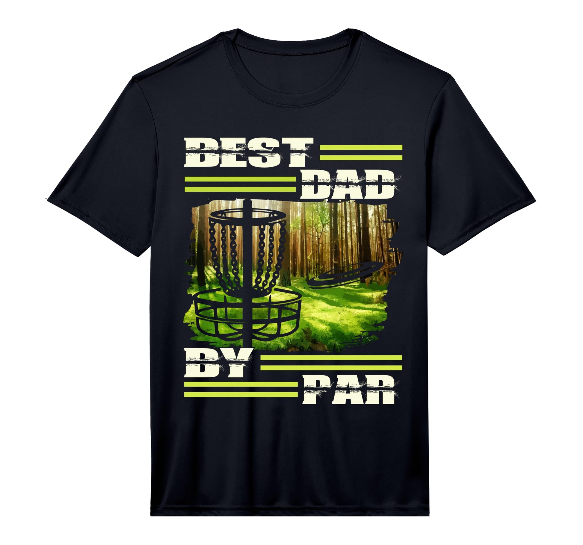 Best Dad Par Disc Golf Dad Fathers Day T-Shirt - Minimalist Print Unisex - T-Shirt, Sweatshirt, Hoodie