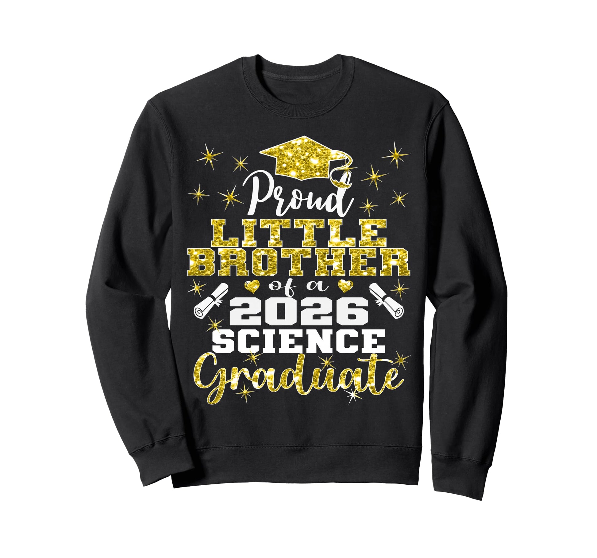 Proud Little Brother 2026 Science Sweatshirt - Streetwear Style Men Women - T-Shirt, Sweatshirt, Hoodie