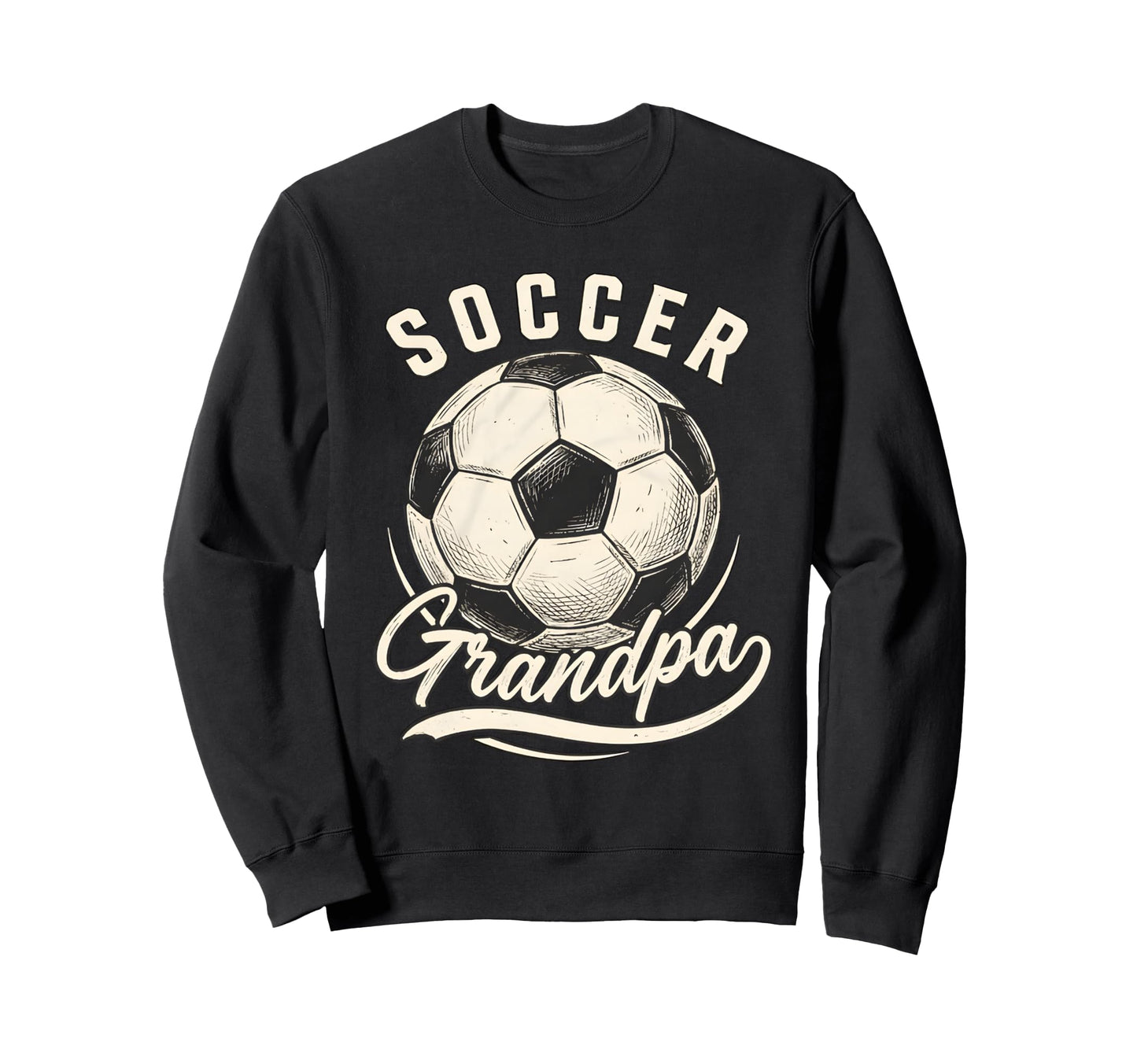 Soccer Grandpa Proud Soccer Player Sweatshirt - Unique Graphic for Adults - T-Shirt, Sweatshirt, Hoodie