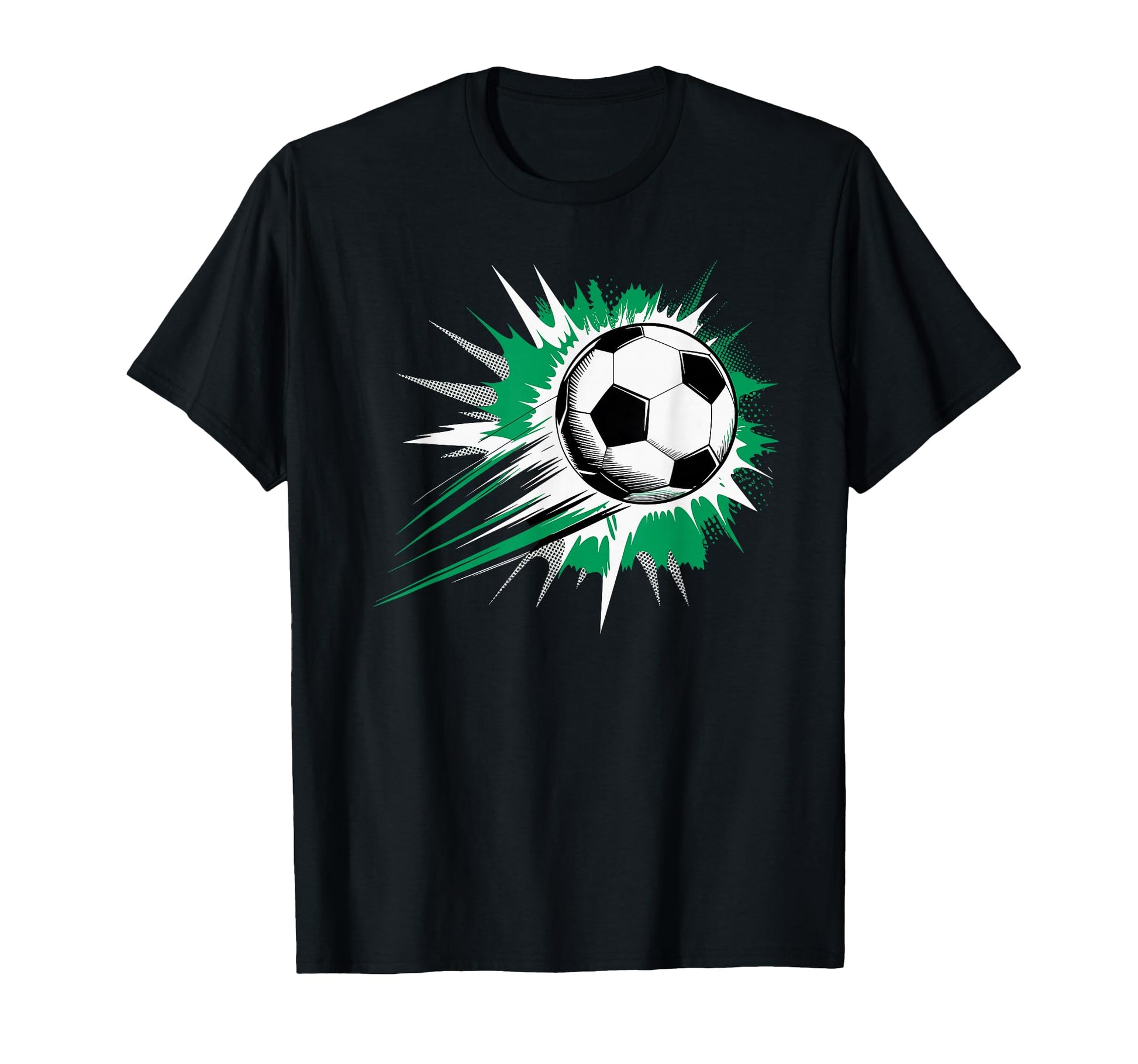 Splash Art Soccer Football Ball Soccer T-Shirt - Minimalist Print Unisex - T-Shirt, Sweatshirt, Hoodie