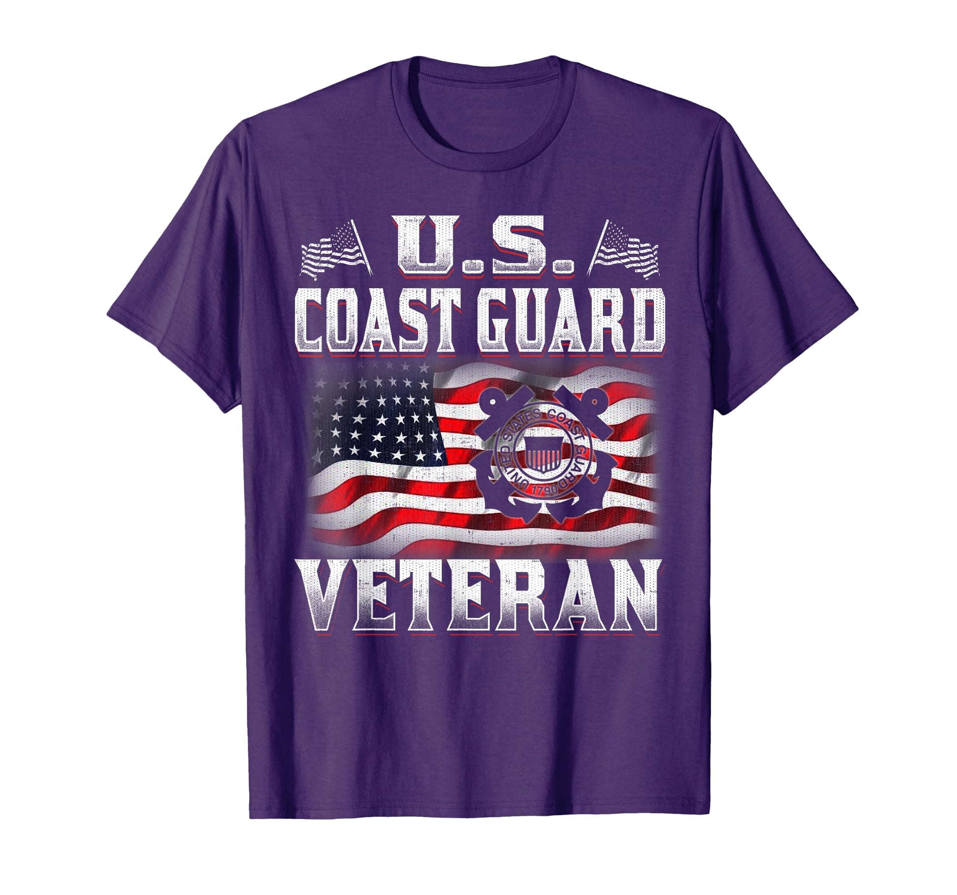 U S Coast Guard Veteran Vet T-Shirt - Streetwear Style Men Women - T-Shirt, Sweatshirt, Hoodie