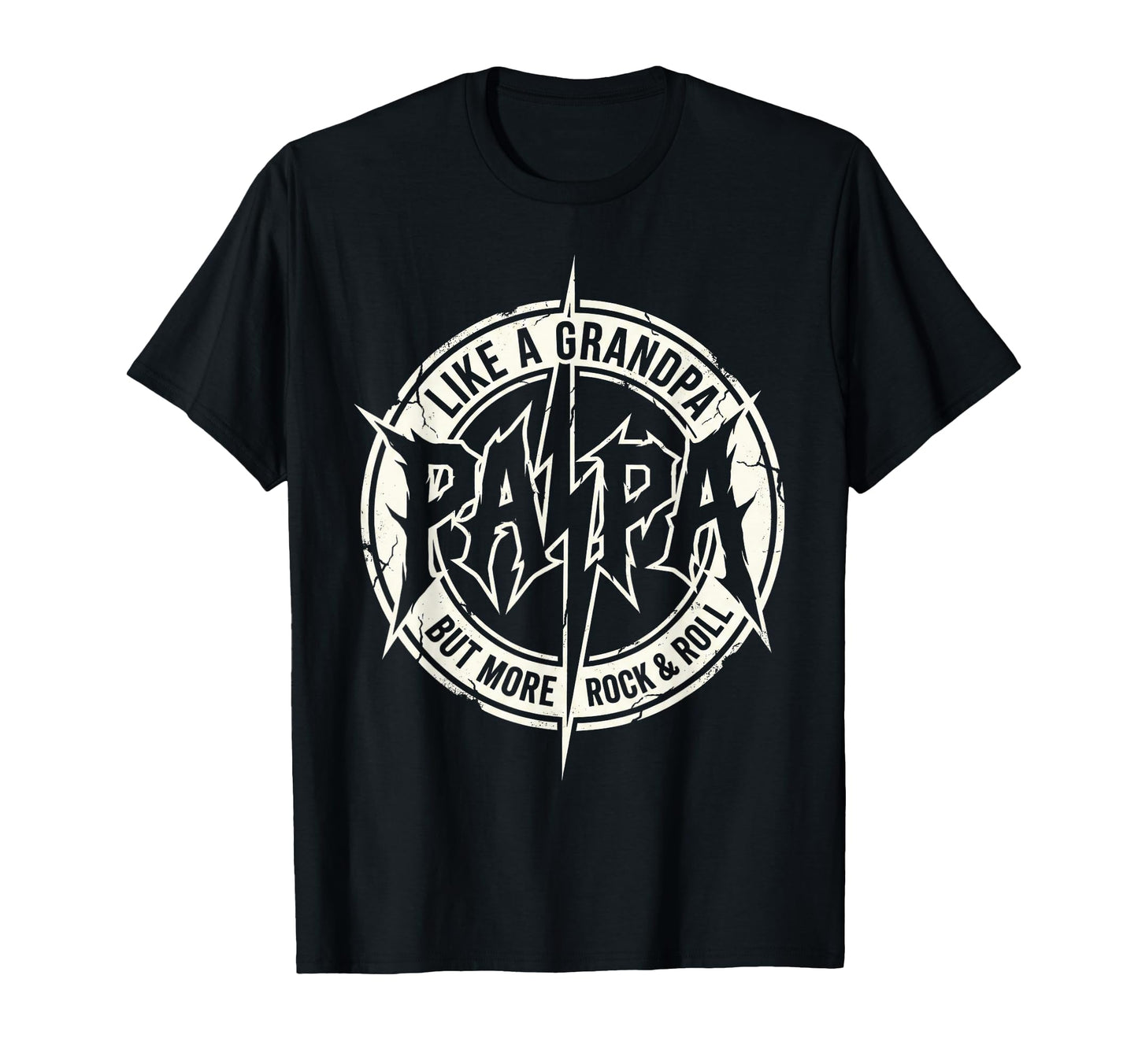 Papa Rock And Roll Grandpa Music T-Shirt - Aesthetic Graphic for Adults - T-Shirt, Sweatshirt, Hoodie