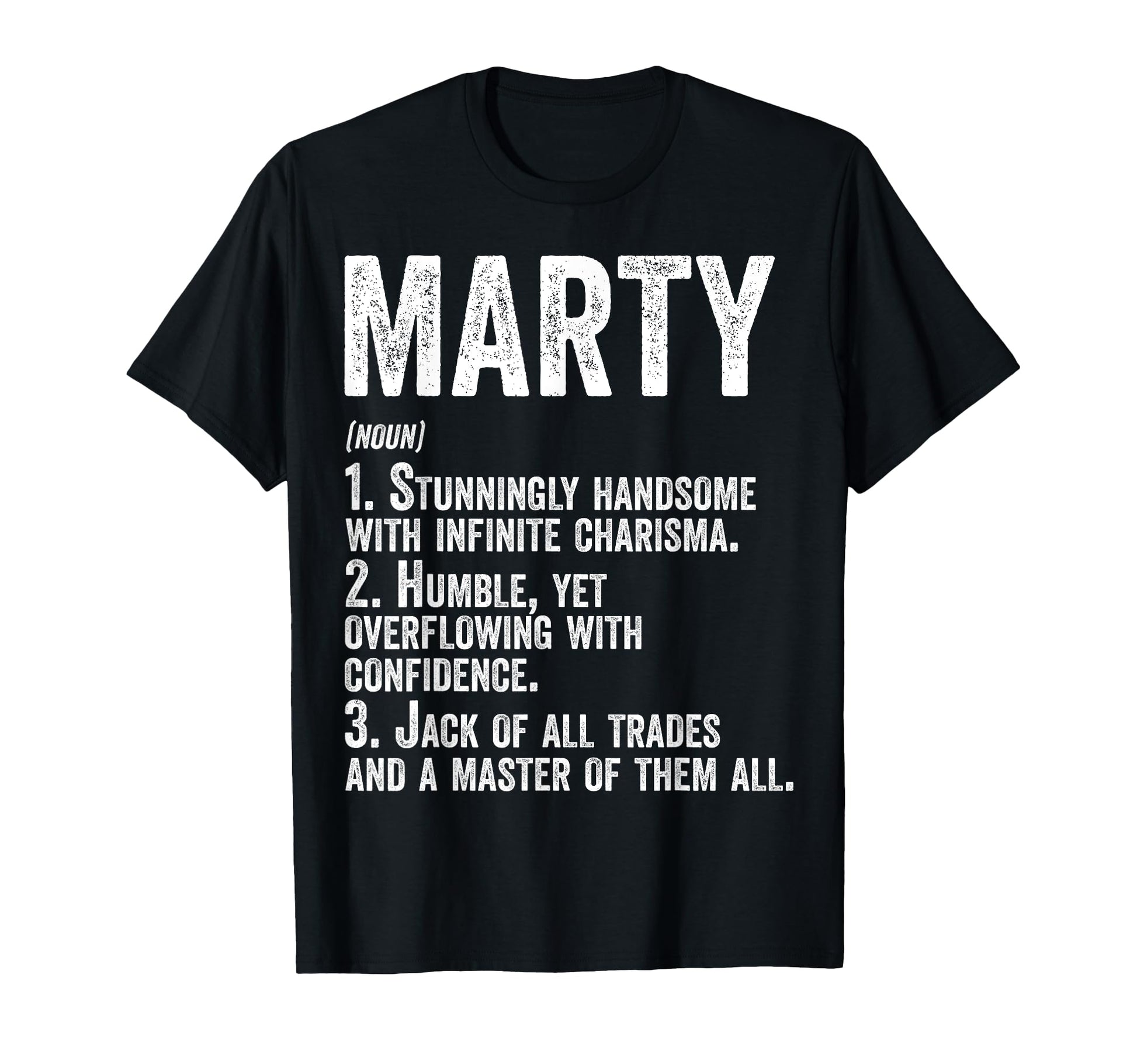 First Name Marty Definition T-Shirt - Streetwear Style for Adults - T-Shirt, Sweatshirt, Hoodie