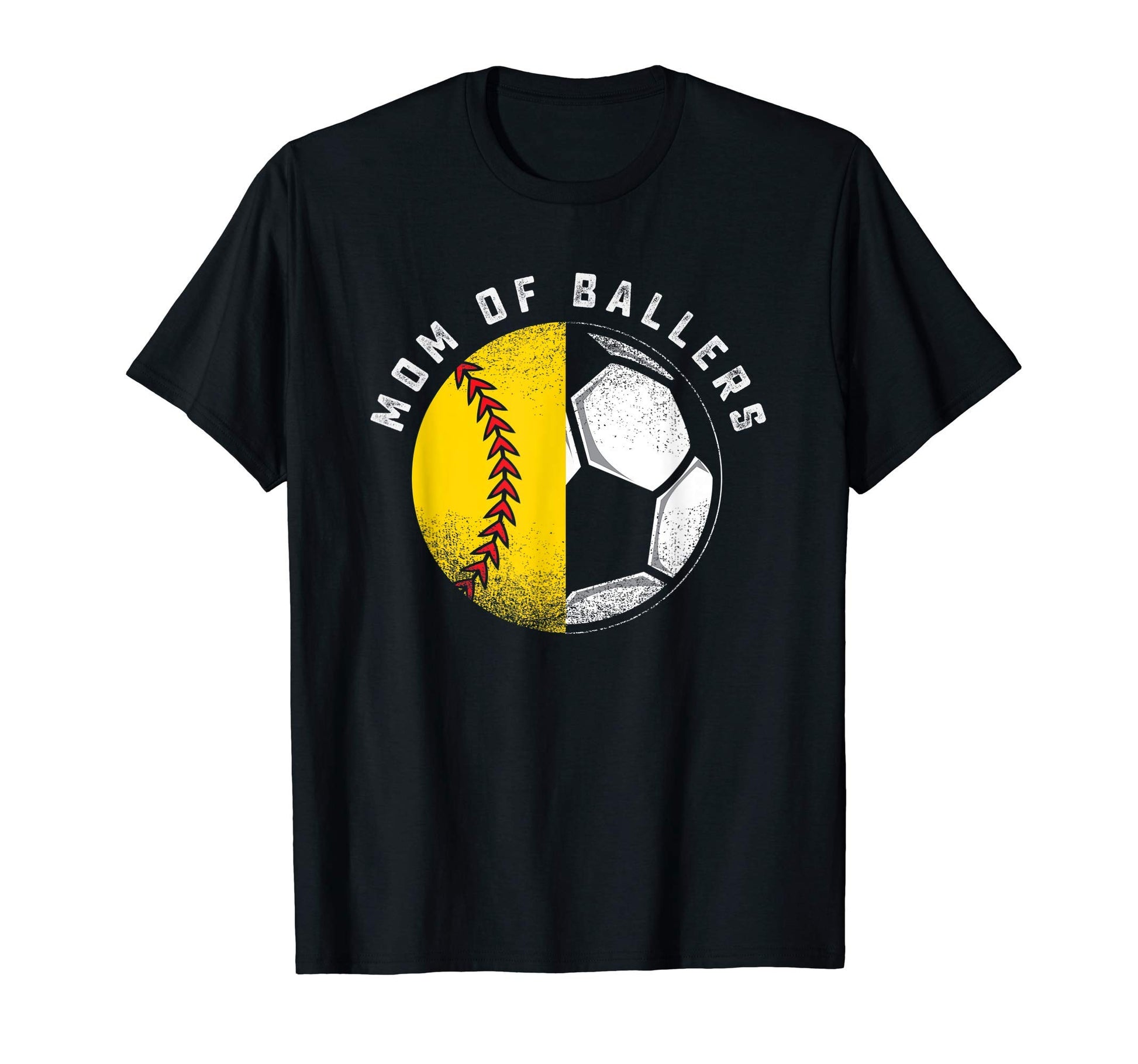 Mom Ballers Softball Soccer Player T-Shirt - Fun Novelty Design Men Women - T-Shirt, Sweatshirt, Hoodie
