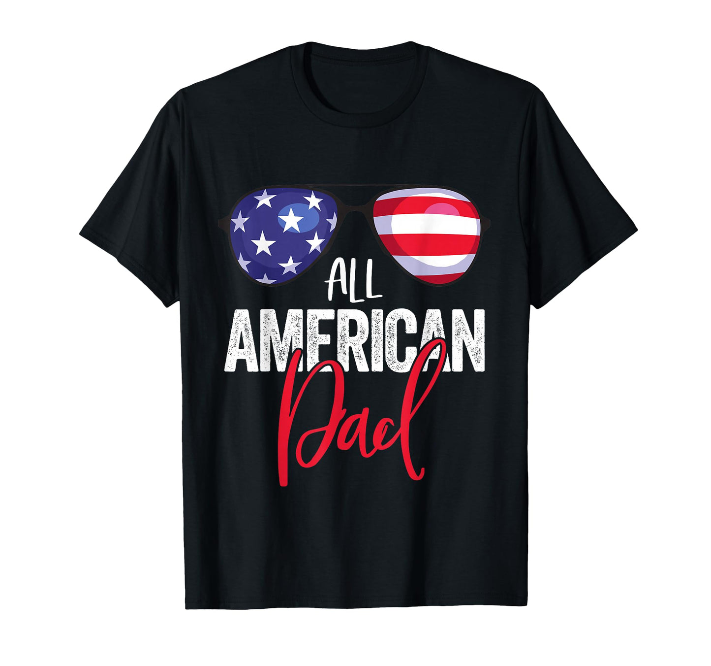 Family Matching 4Th July Dad T-Shirt - Minimalist Print for Adults - T-Shirt, Sweatshirt, Hoodie
