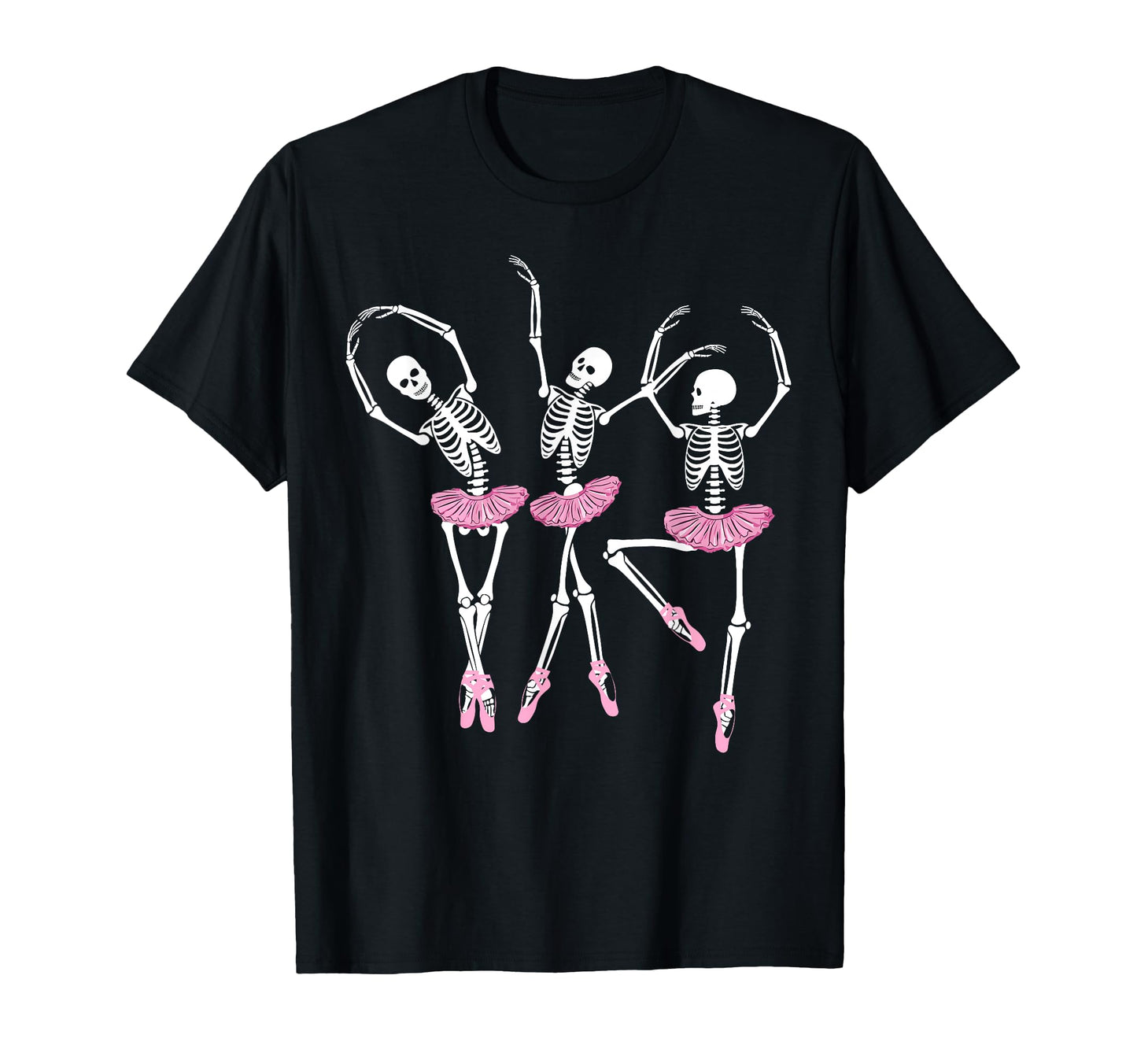 Ballerina Skeletons Dancing Halloween T-Shirt - Trendy Graphic Unisex - T-Shirt, Sweatshirt, Hoodie