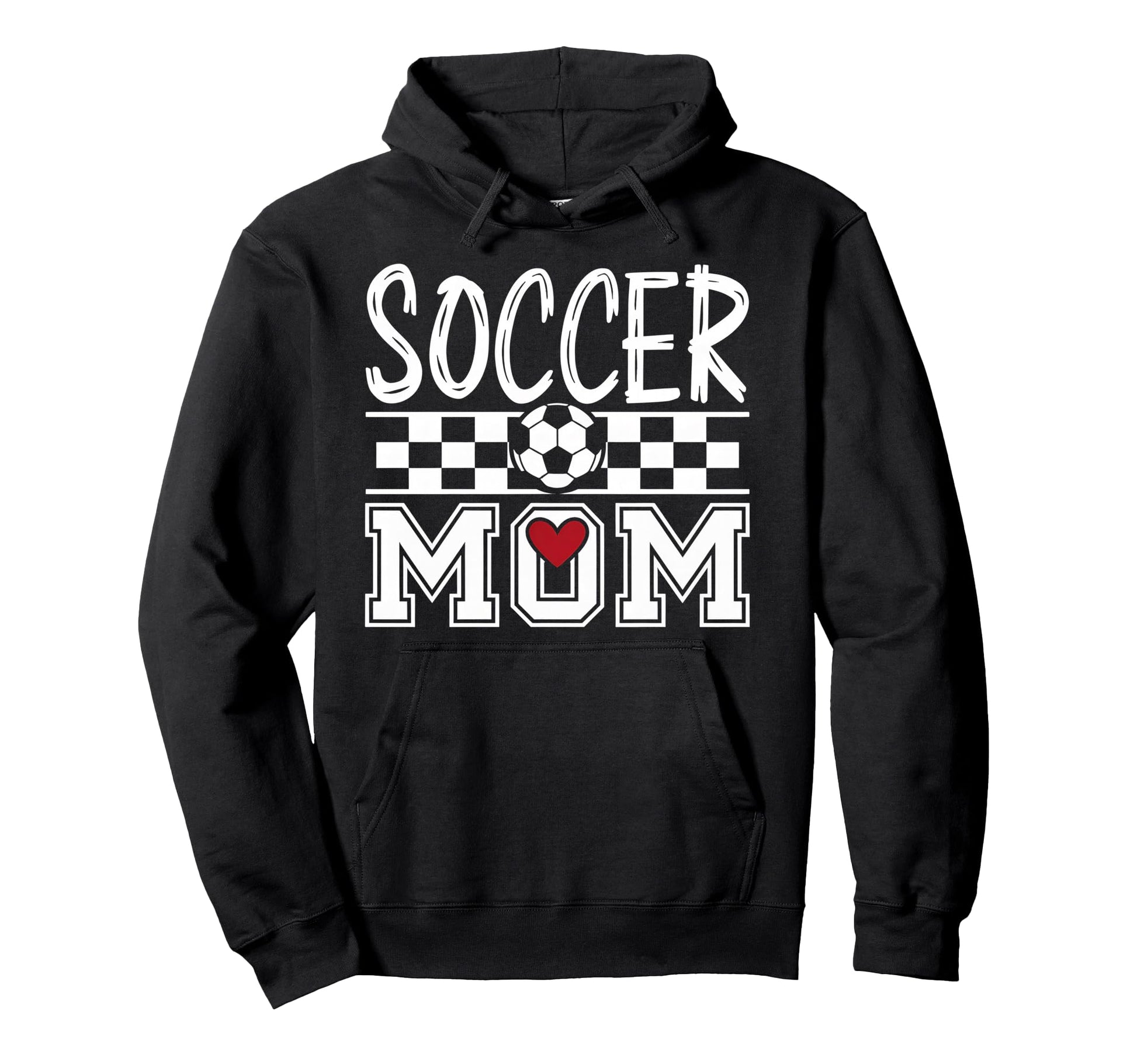 Groovy Soccer Mom Mother Soccer Mom Hoodie - Minimalist Print Men Women - T-Shirt, Sweatshirt, Hoodie