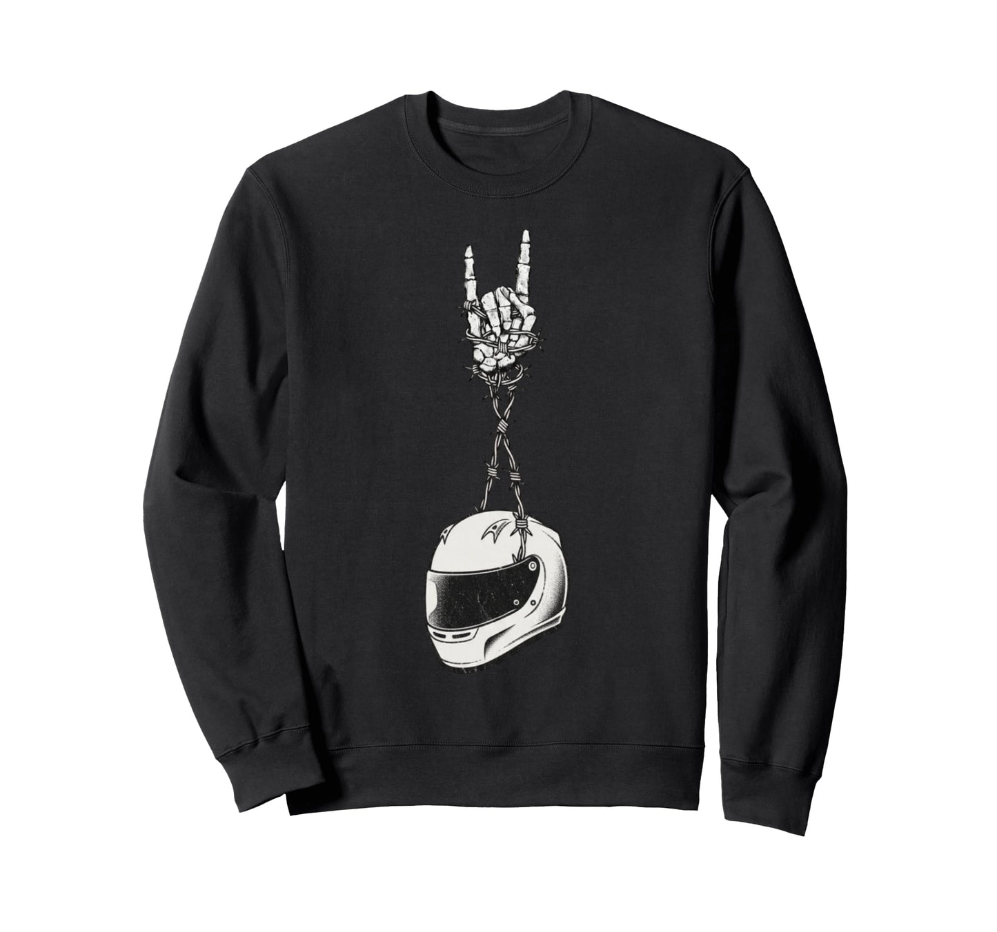 Motor Off Road Dirt Bike Racing Goth Sweatshirt - Custom Art Print Unisex - T-Shirt, Sweatshirt, Hoodie