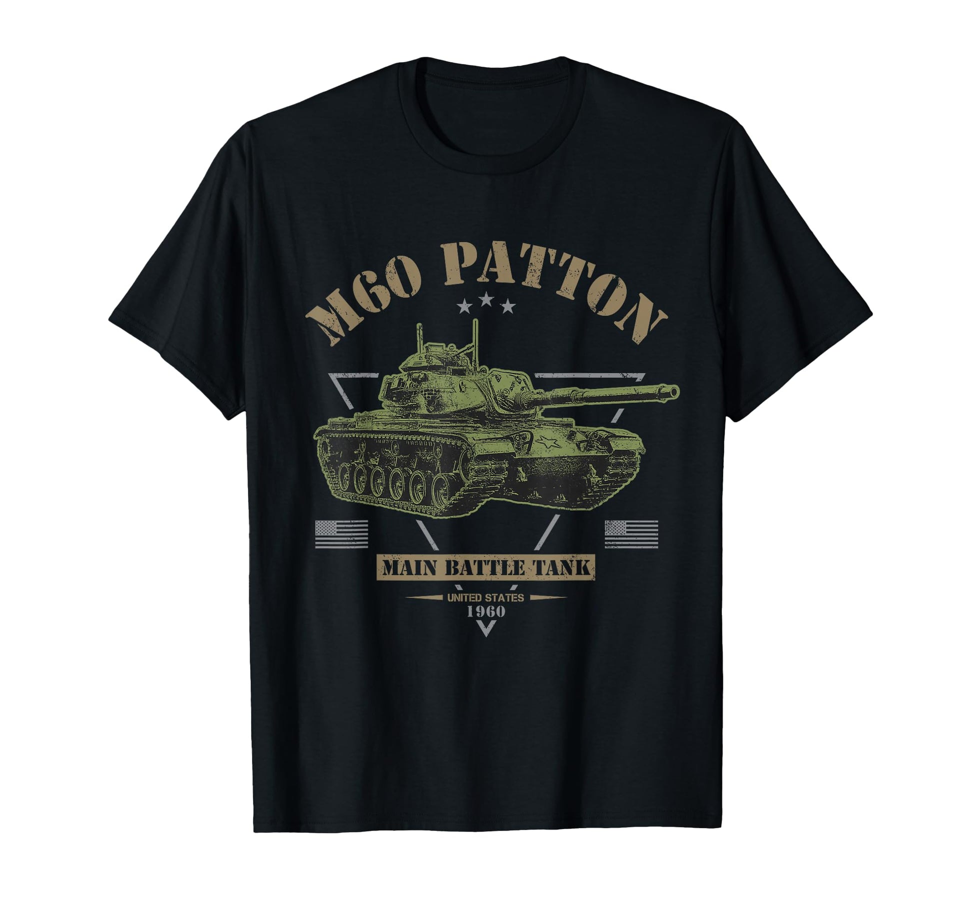 M60 Patton Tank T-Shirt - Casual Everyday Wear Men Women - T-Shirt, Sweatshirt, Hoodie