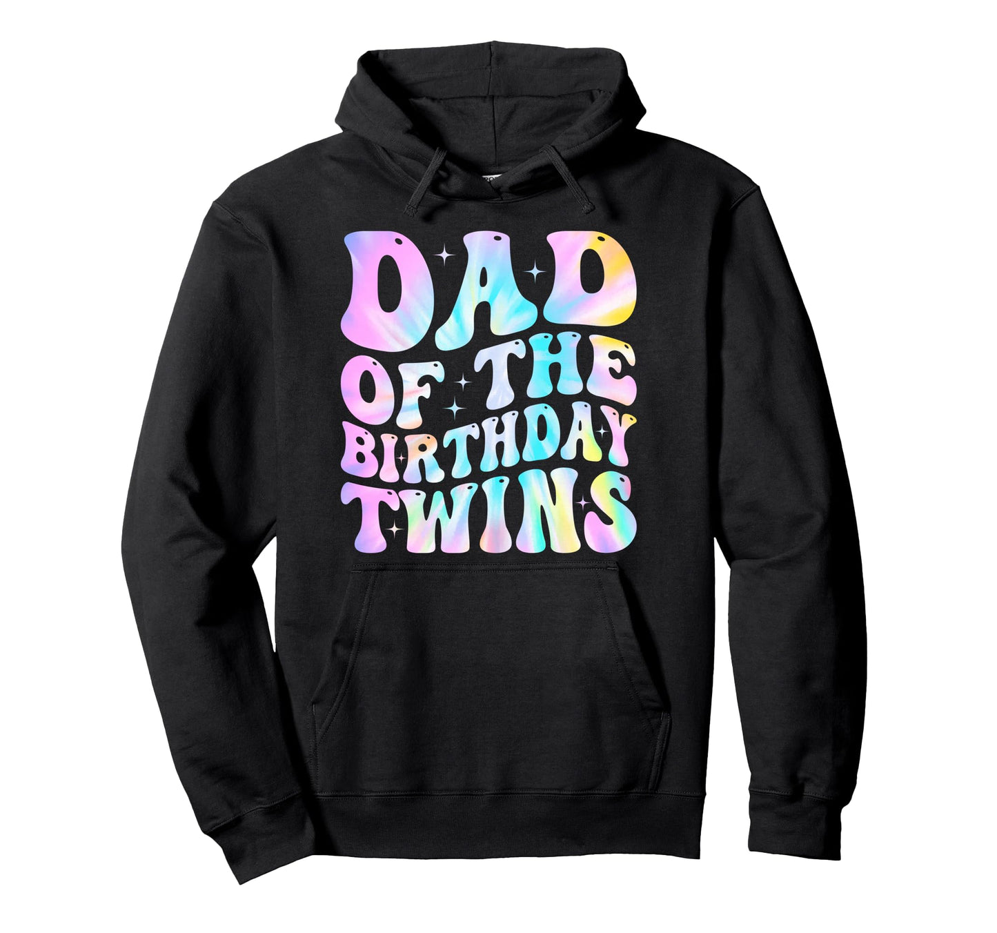 Dad Birthday Twins Family Matching Hoodie - Minimalist Print Unisex - T-Shirt, Sweatshirt, Hoodie