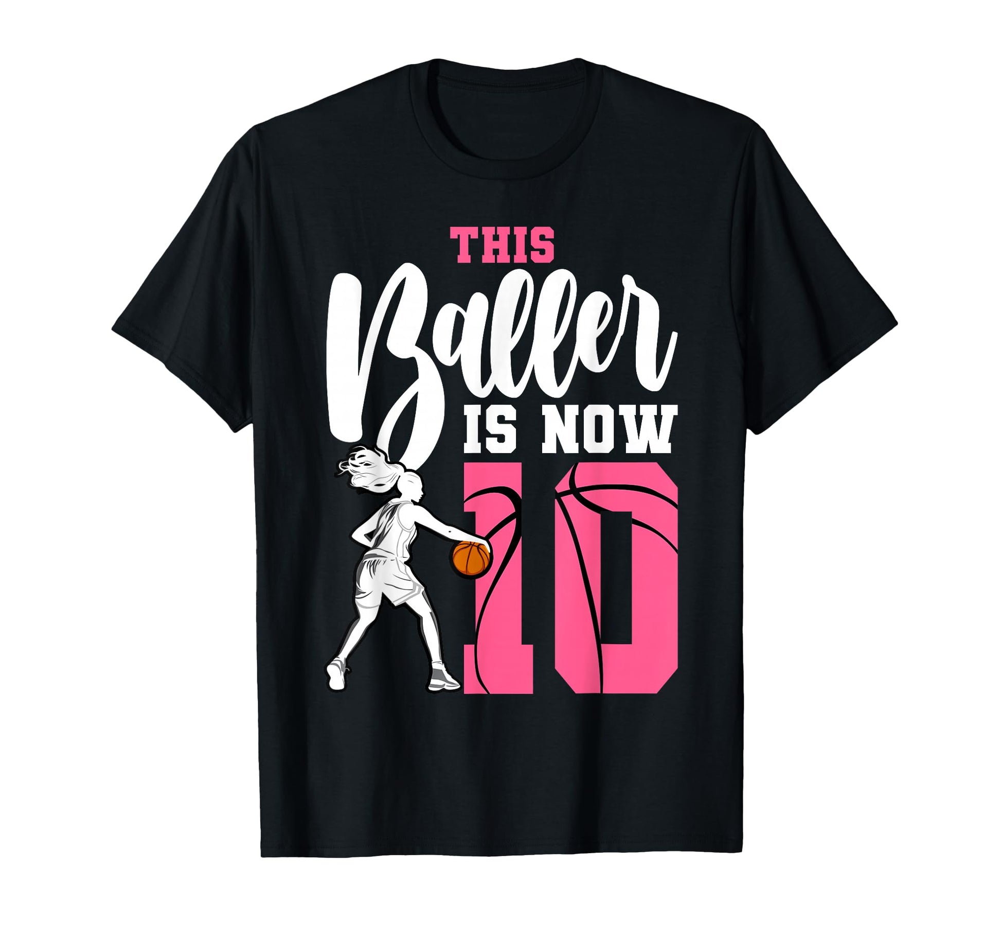 This Baller Is Now 10 Year Old T-Shirt - Novelty Apparel for Adults - T-Shirt, Sweatshirt, Hoodie