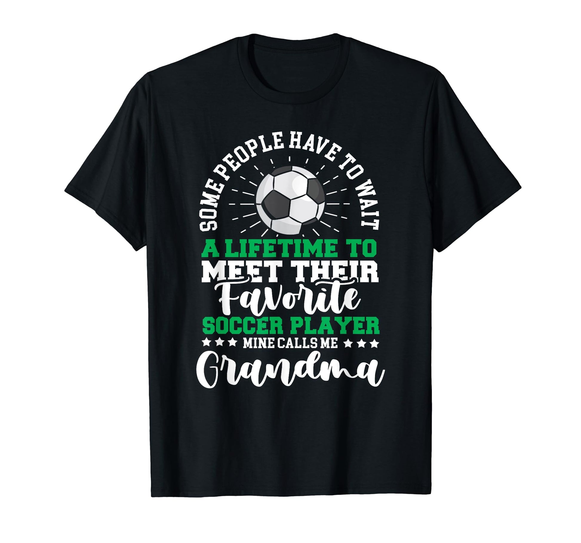 Soccer Player Grandma Grandmother T-Shirt - Custom Art Print Men Women - T-Shirt, Sweatshirt, Hoodie