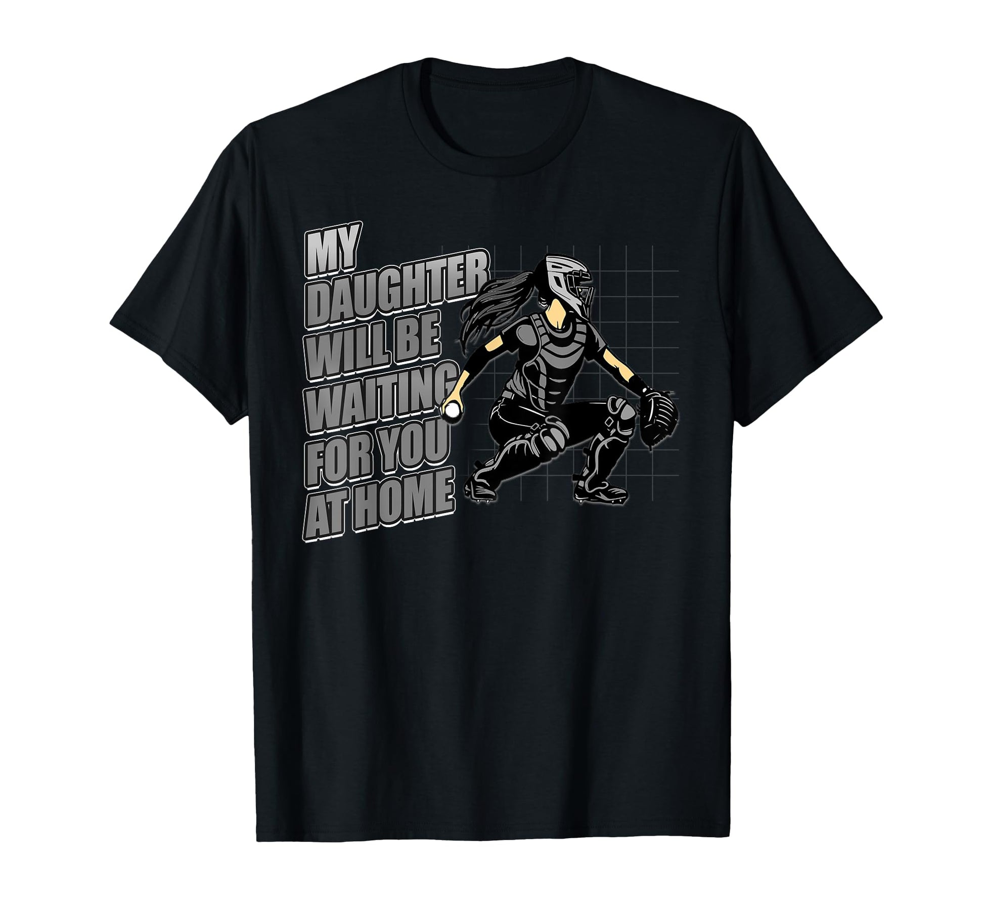 Softball Dad Proud Father Fierce T-Shirt - Aesthetic Graphic Unisex - T-Shirt, Sweatshirt, Hoodie