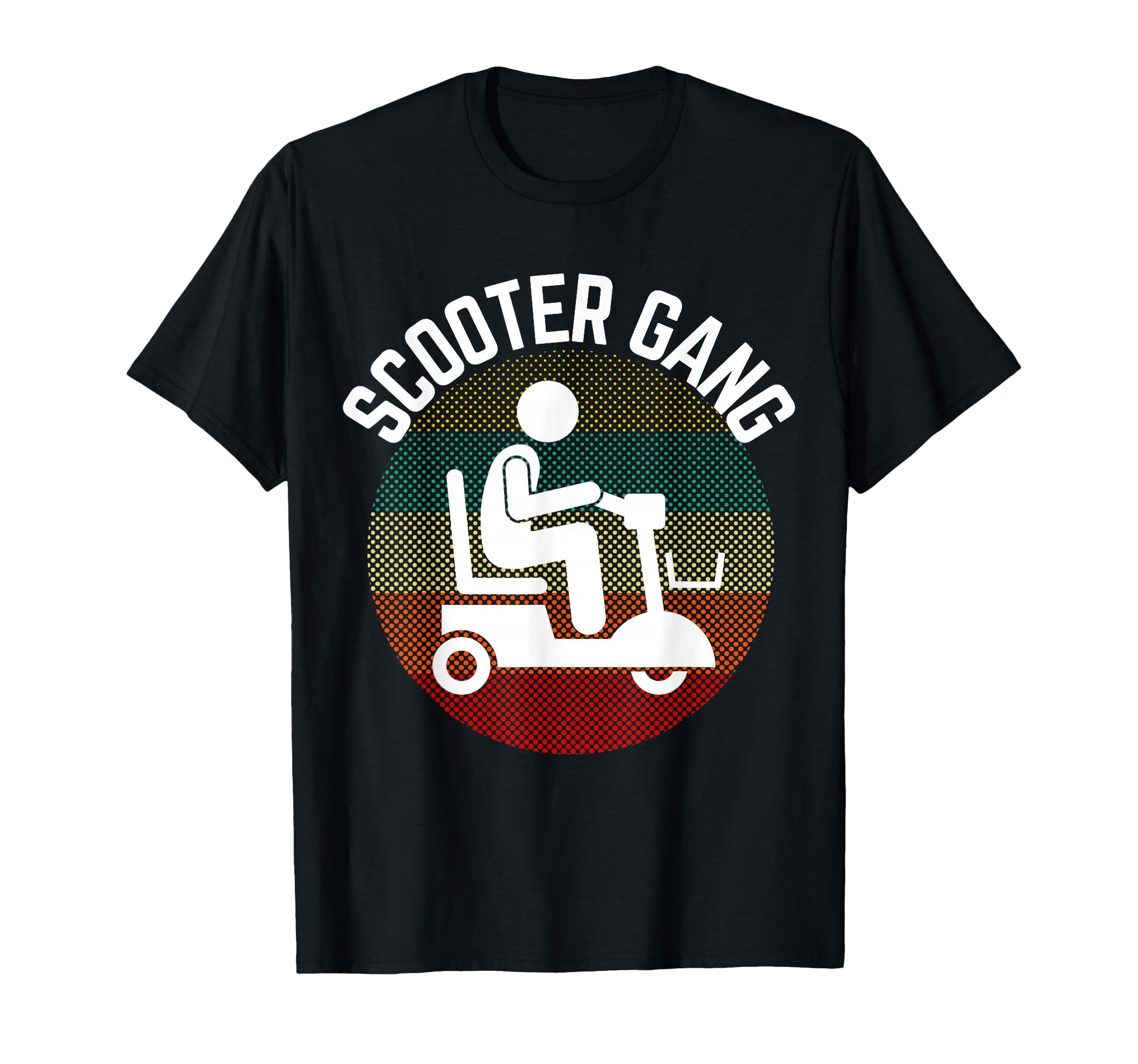 Mobility Scooter Gang Moped T-Shirt - Casual Everyday Wear Men Women - T-Shirt, Sweatshirt, Hoodie