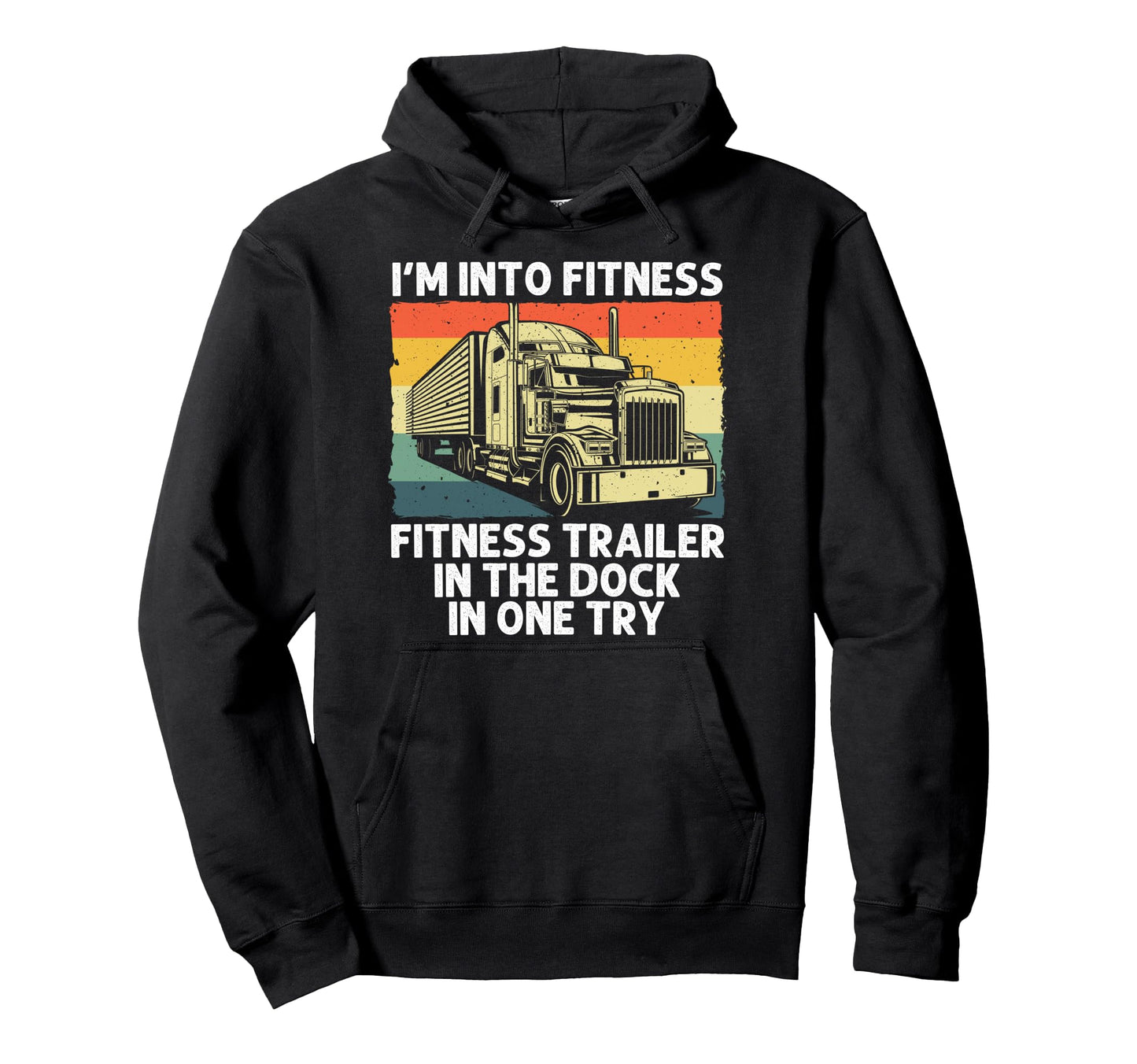 Best Truck Driver Art Dad Trucking Hoodie - Custom Art Print for Adults - T-Shirt, Sweatshirt, Hoodie
