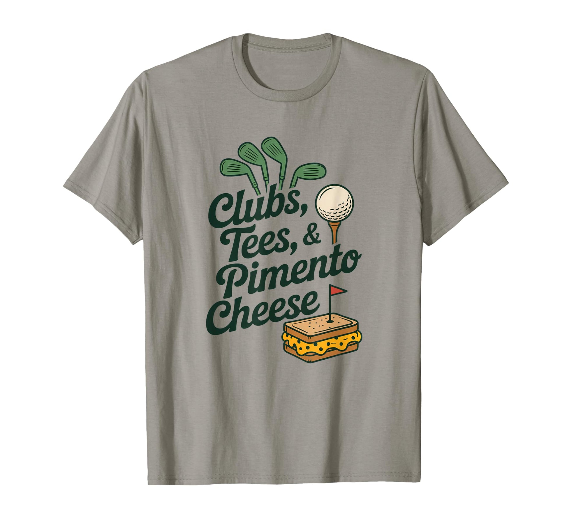 Clubs Tees And Pimento Cheese Golf T-Shirt - Unique Graphic Unisex - T-Shirt, Sweatshirt, Hoodie