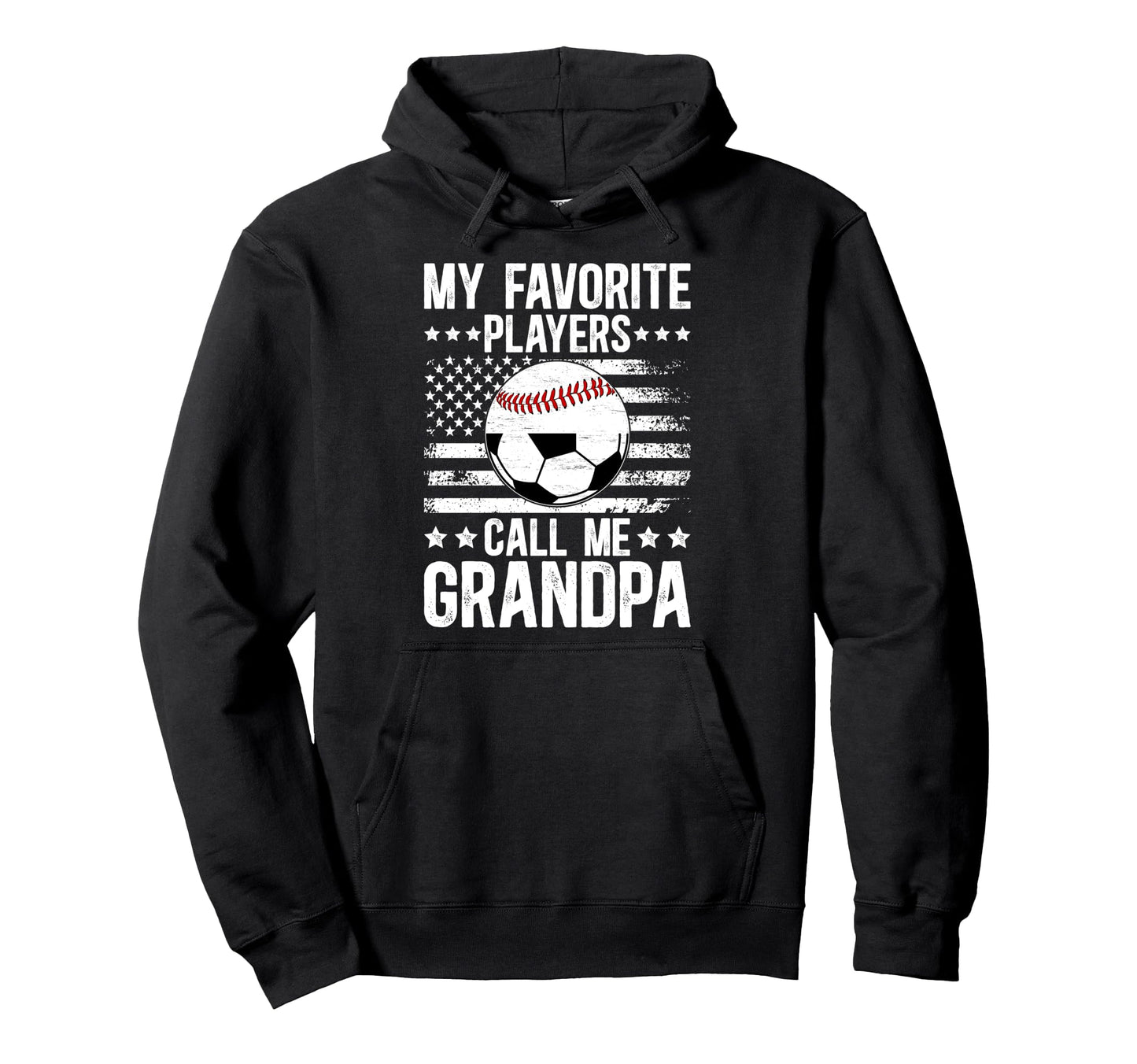 My Favorite Players Call Me Grandpa Hoodie - Aesthetic Graphic Unisex - T-Shirt, Sweatshirt, Hoodie
