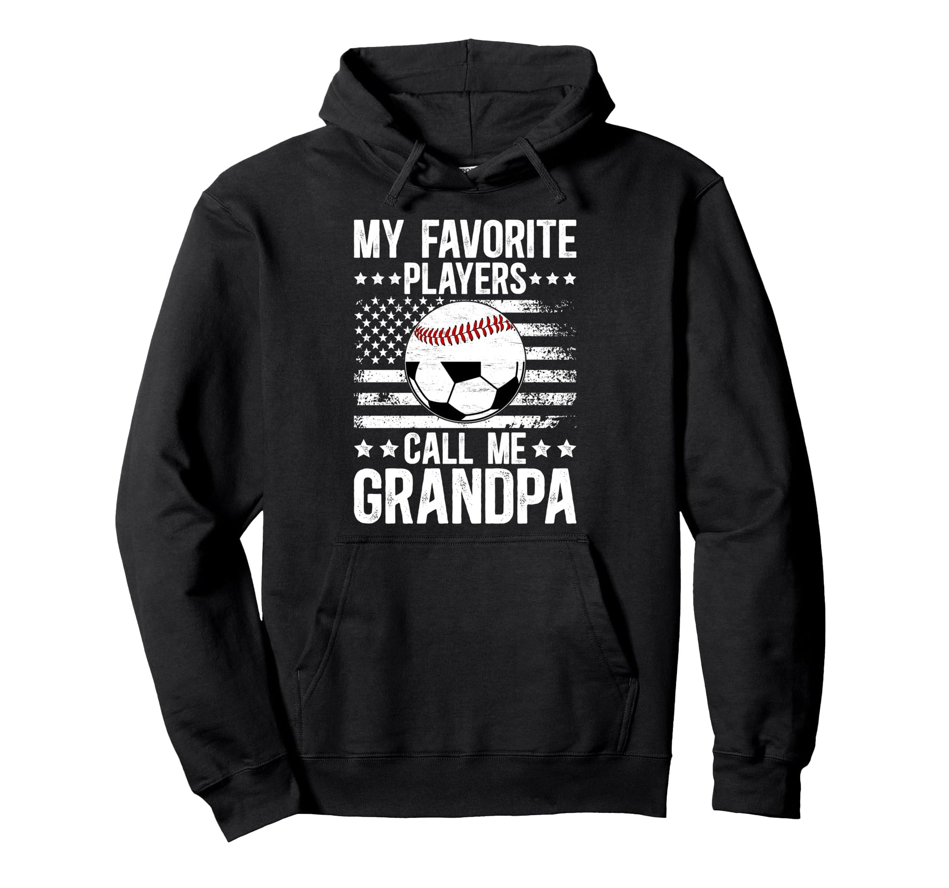 My Favorite Players Call Me Grandpa Hoodie - Aesthetic Graphic Unisex - T-Shirt, Sweatshirt, Hoodie