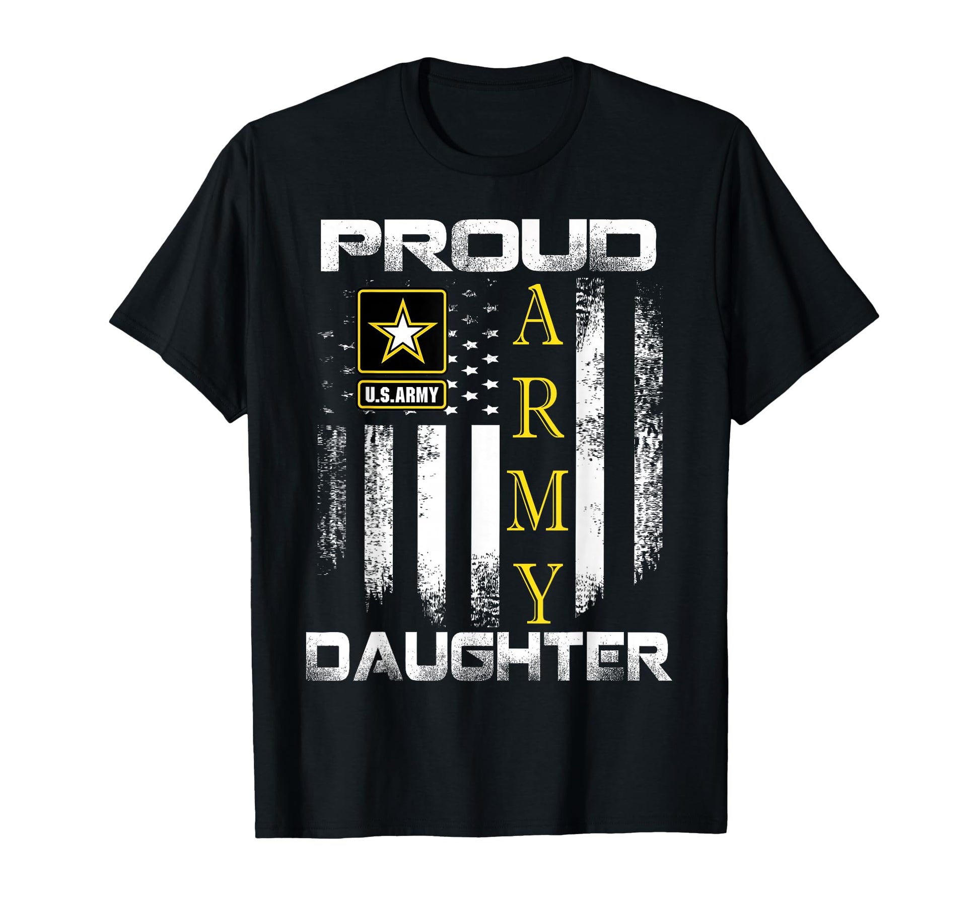 Proud Army Daughter American Flag T-Shirt - Aesthetic Graphic Men Women - T-Shirt, Sweatshirt, Hoodie